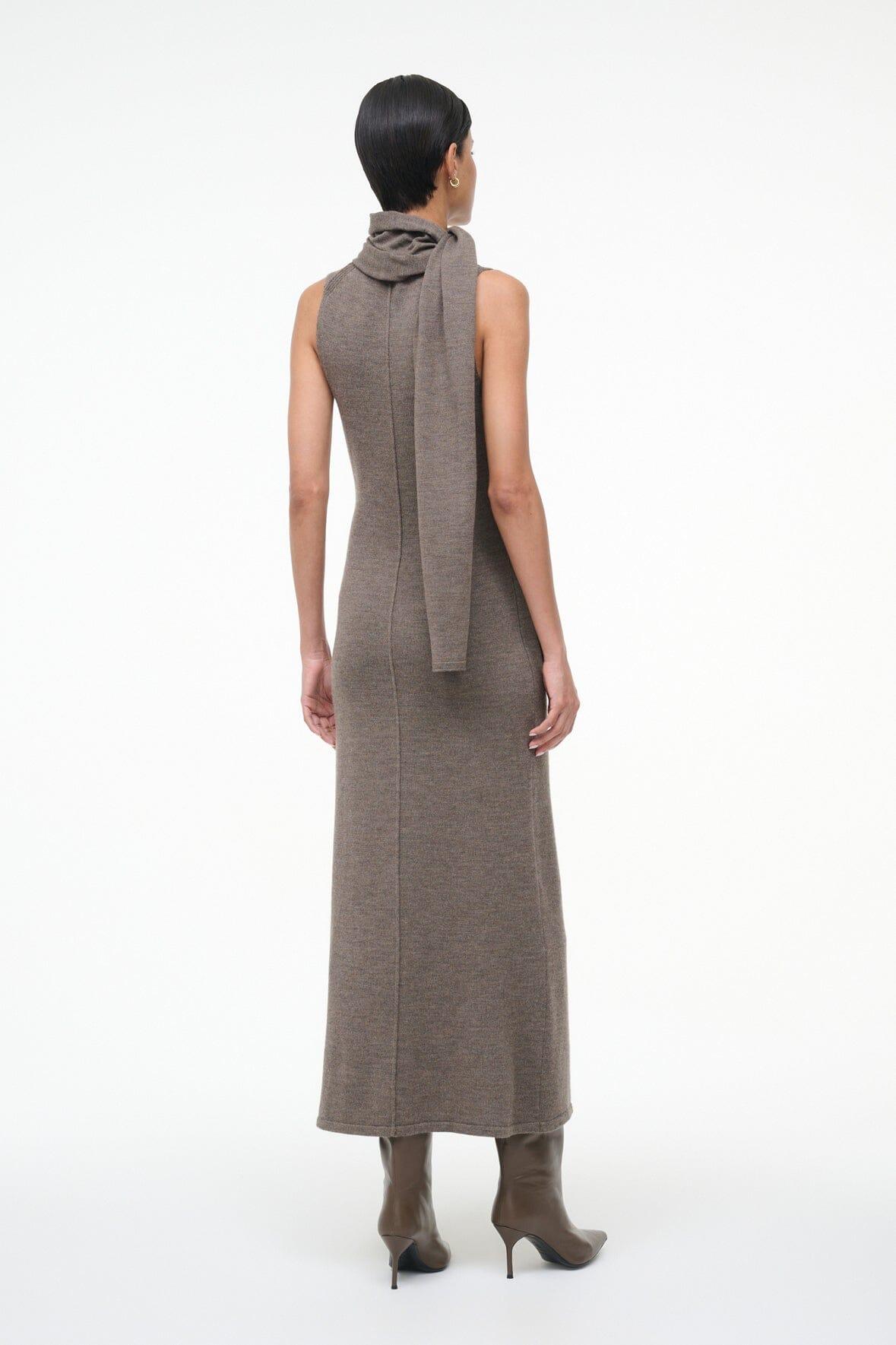 CANAL MIDI DRESS | TRUFFLE Product Image
