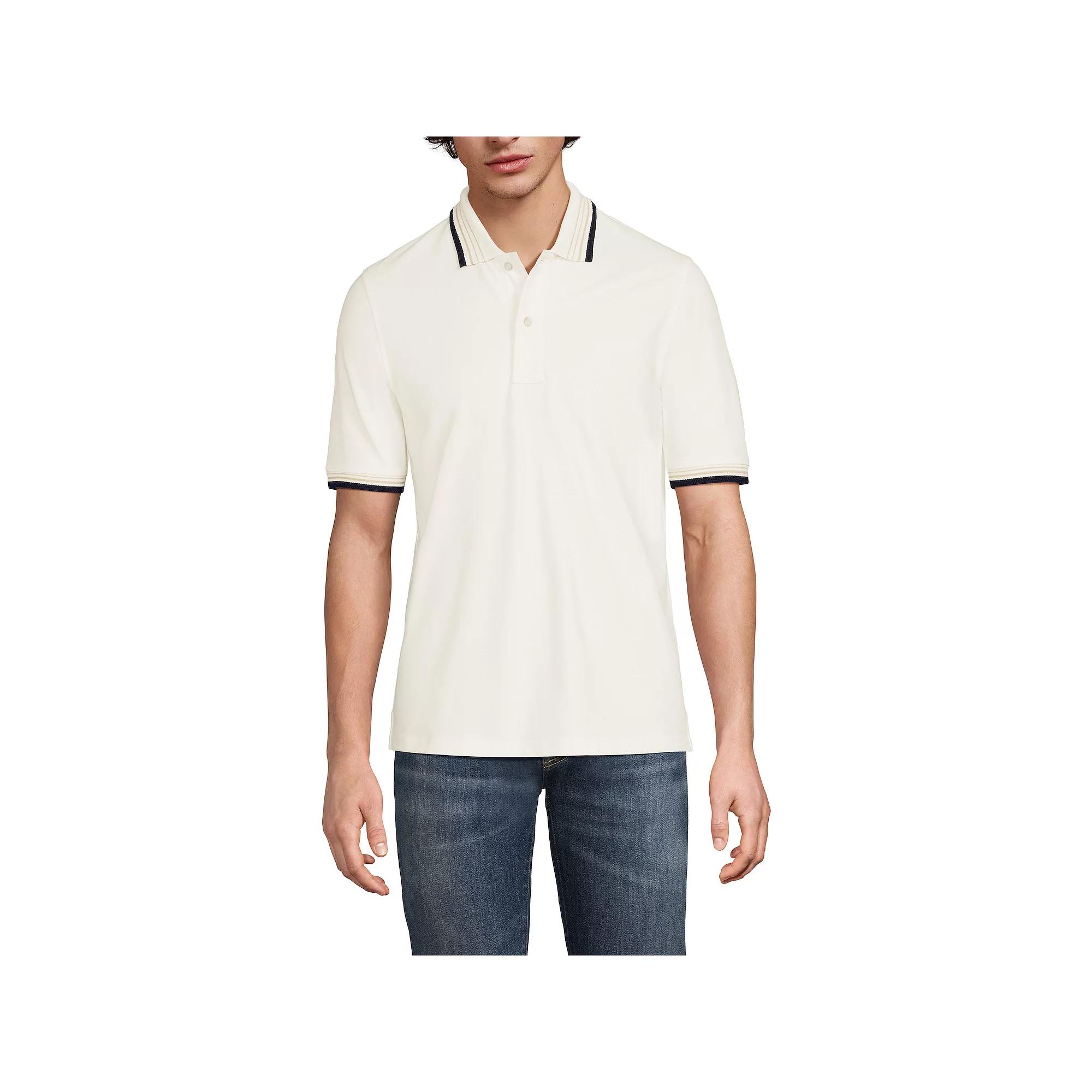 Men's Lands' End Comfort-First Mesh Polo Shirt,  Product Image