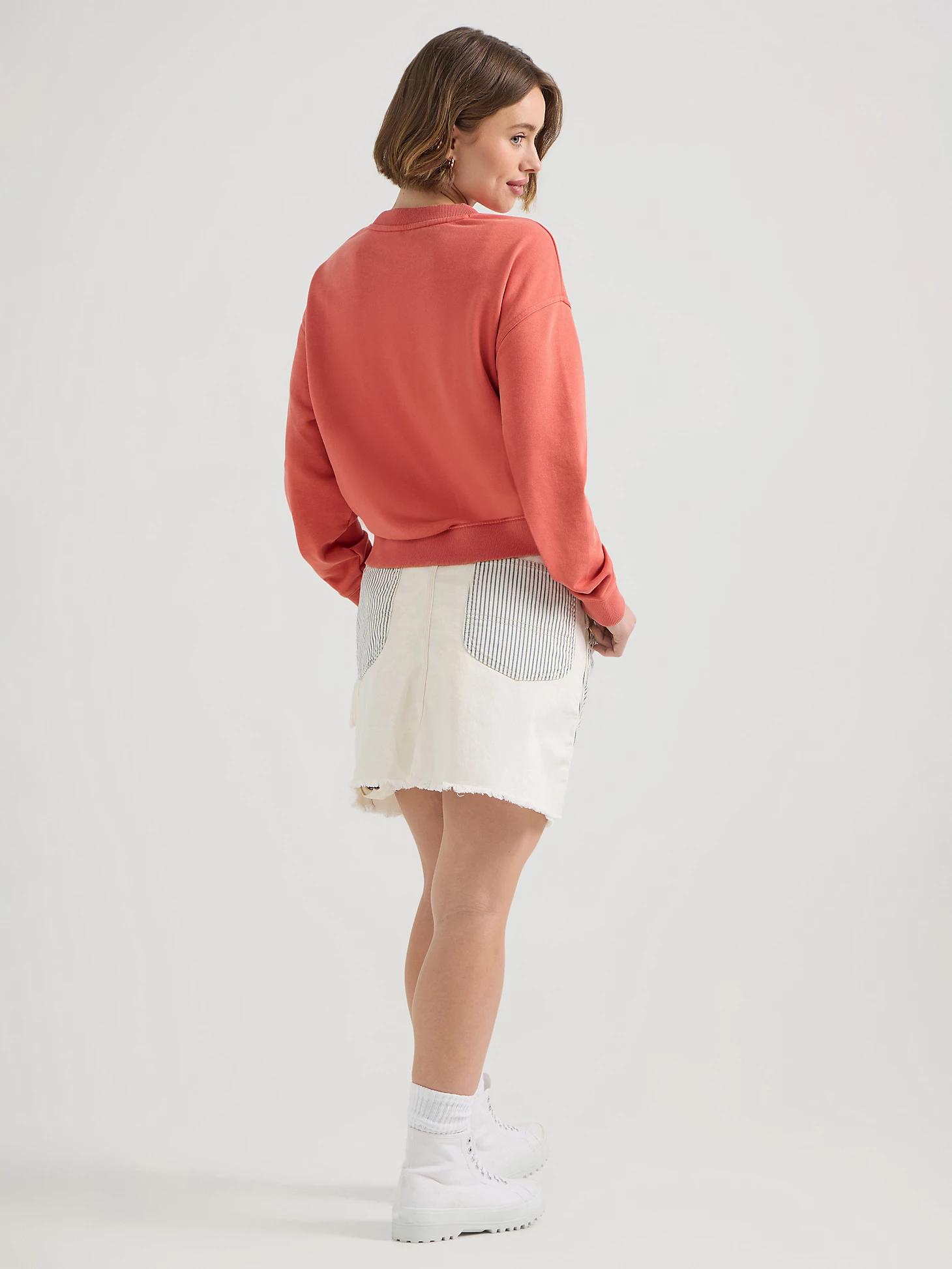 Women's Lee Jeans Crew Neck Graphic Sweatshirt | Women's Tops & Tees | Lee® Product Image