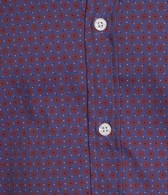 Cremieux Premium Denim Geometric Stretch Long Sleeve Woven Shirt Product Image