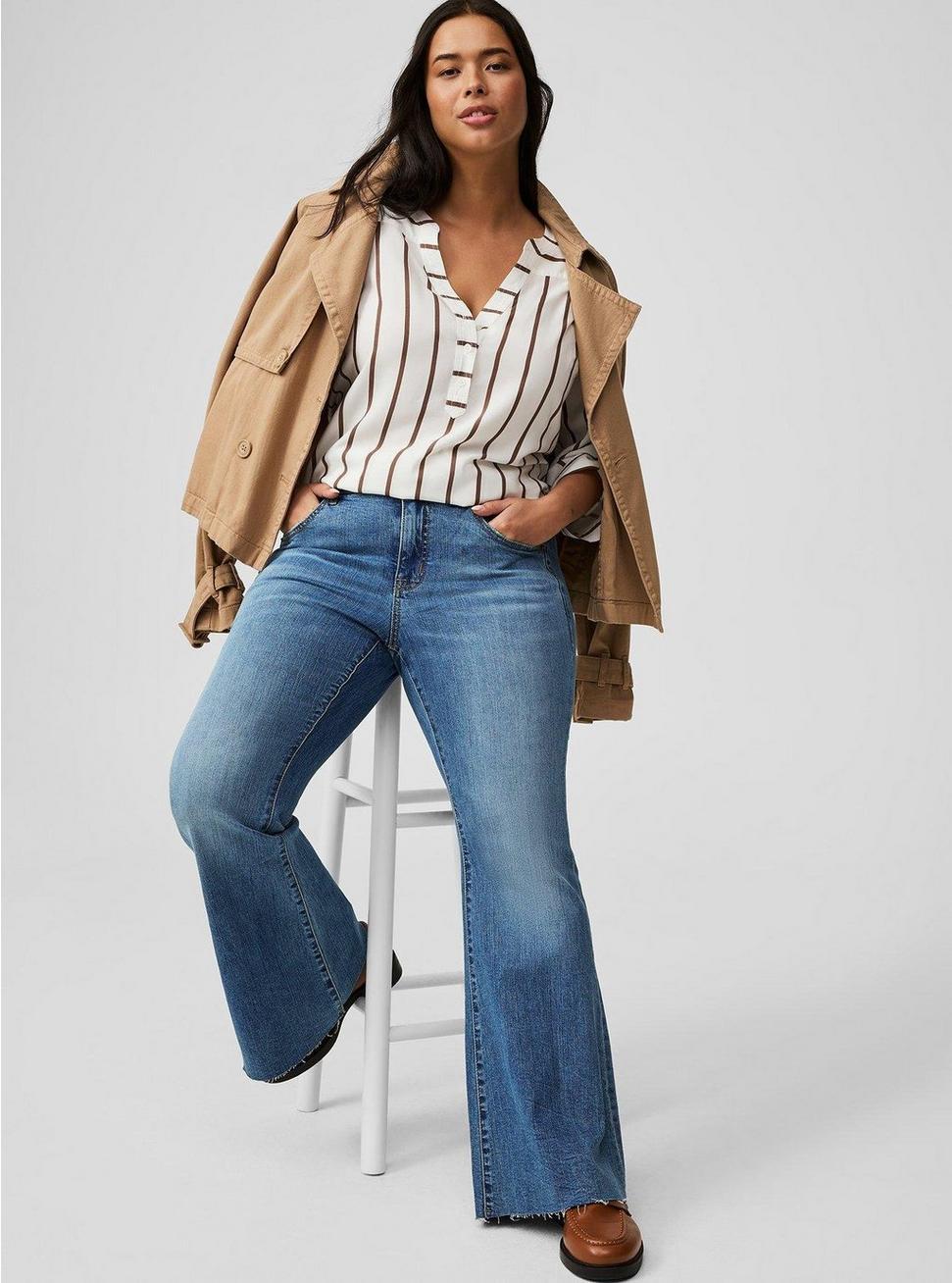 Harper 3/4 Sleeve Pullover Blouse Product Image