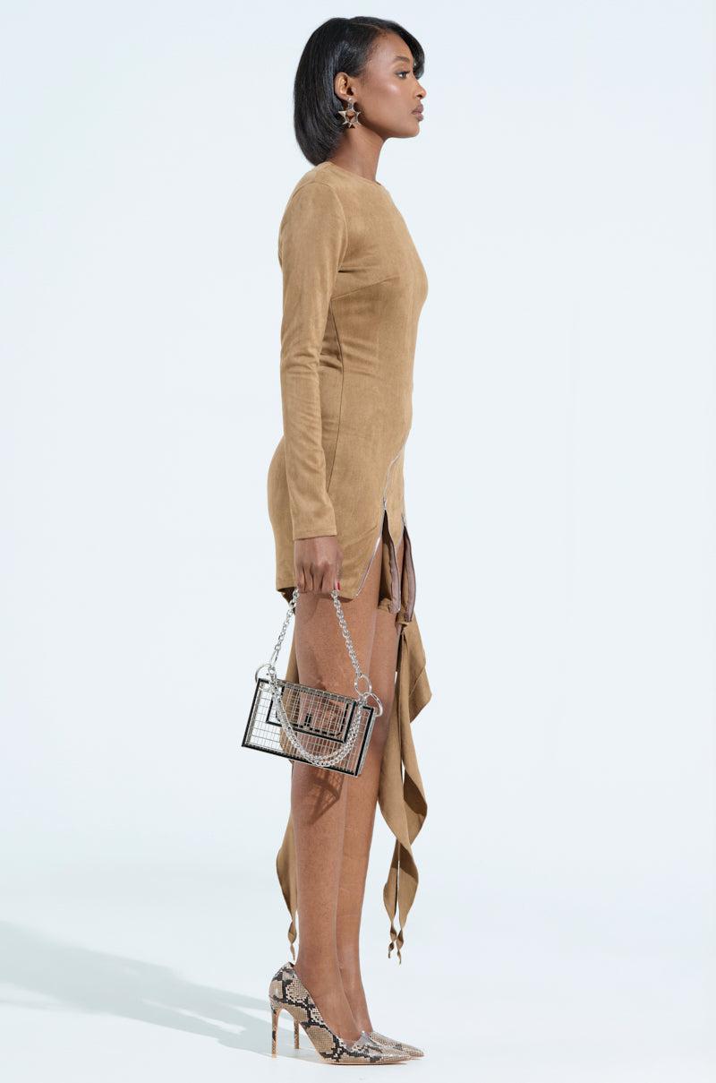 TOUCH ME SUEDE DRESS Product Image