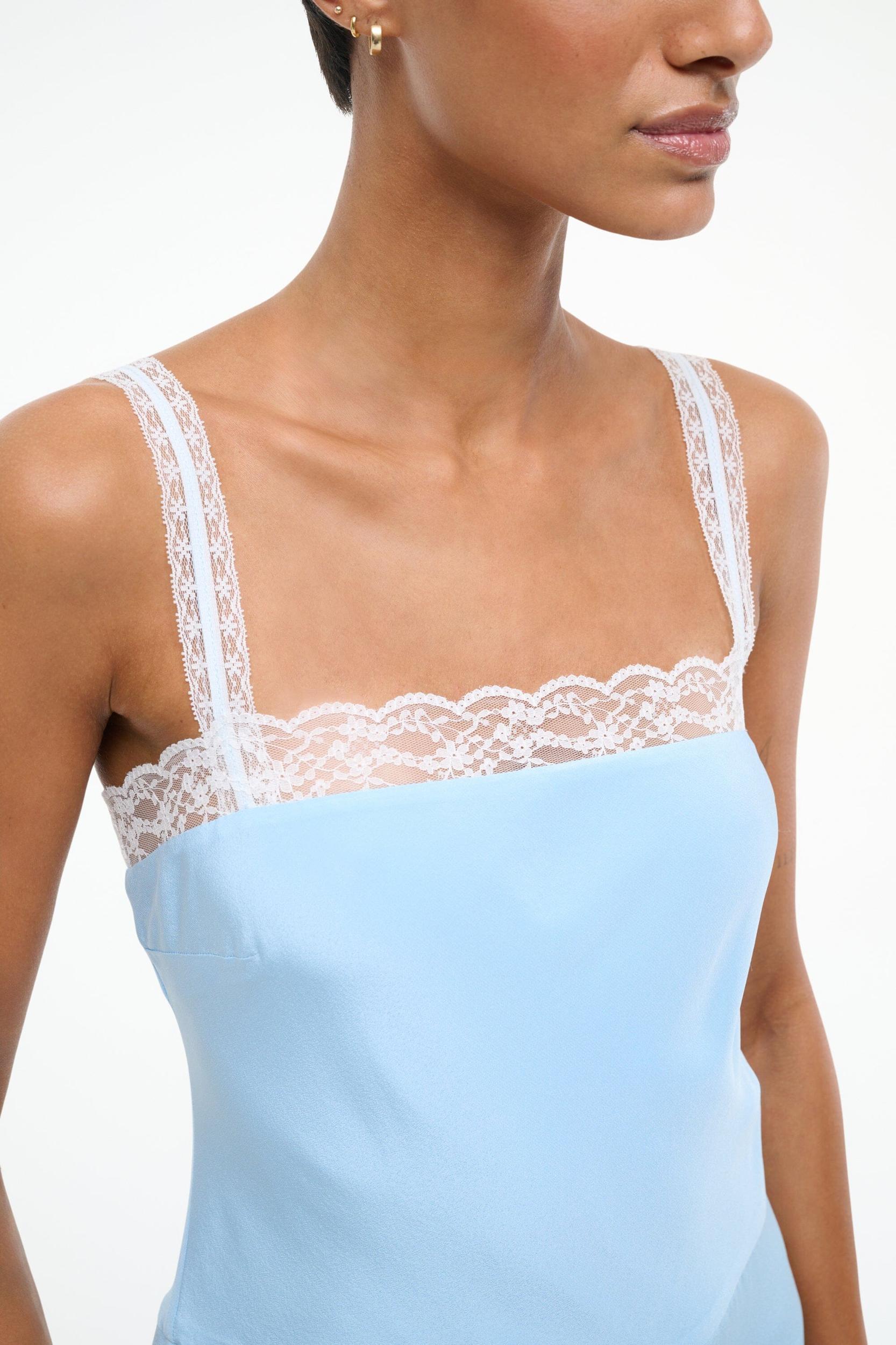 VERONICA SILK ROMPER | CLOUD Product Image