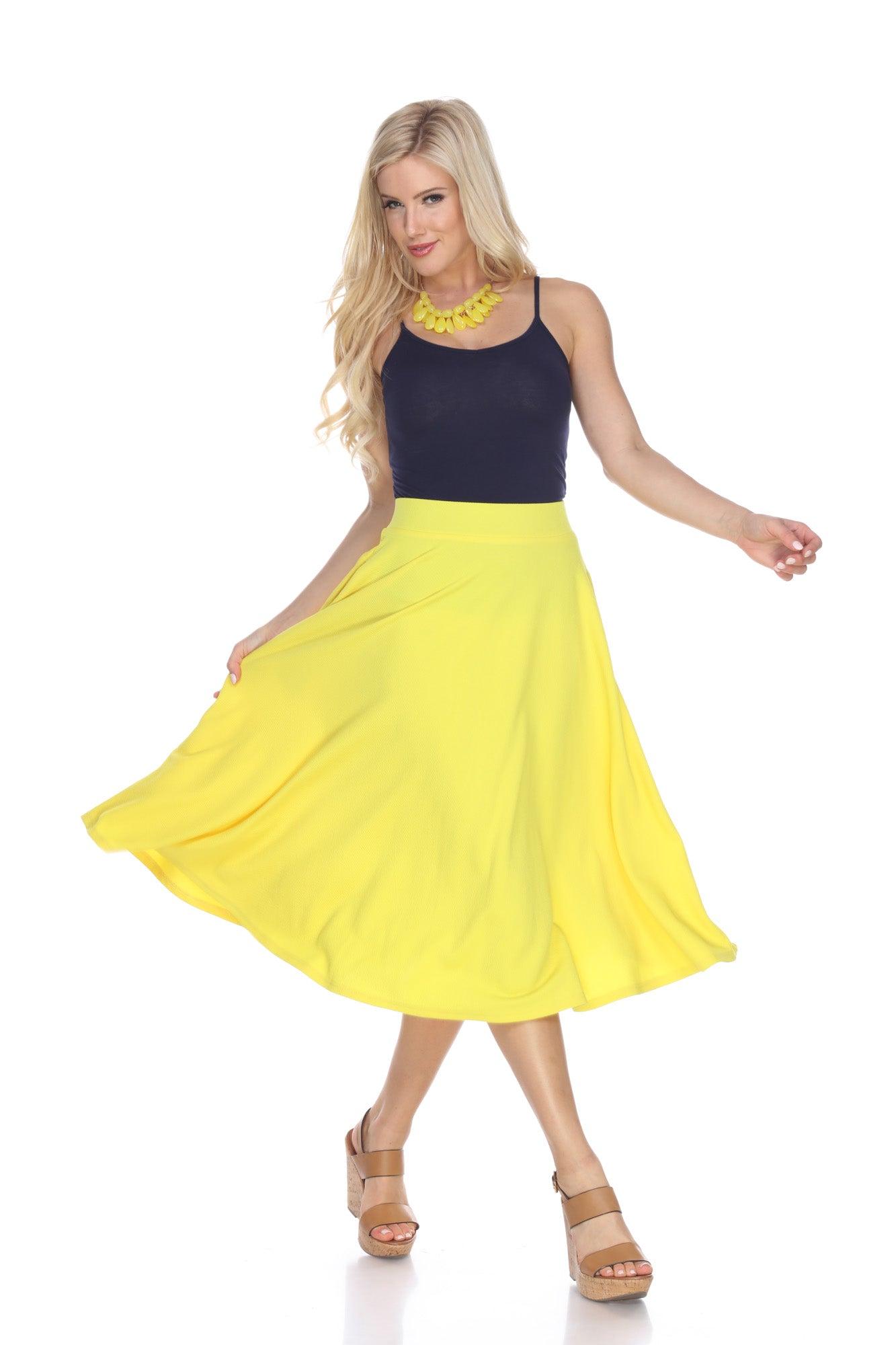 Tasmin Flare Midi Skirts Product Image