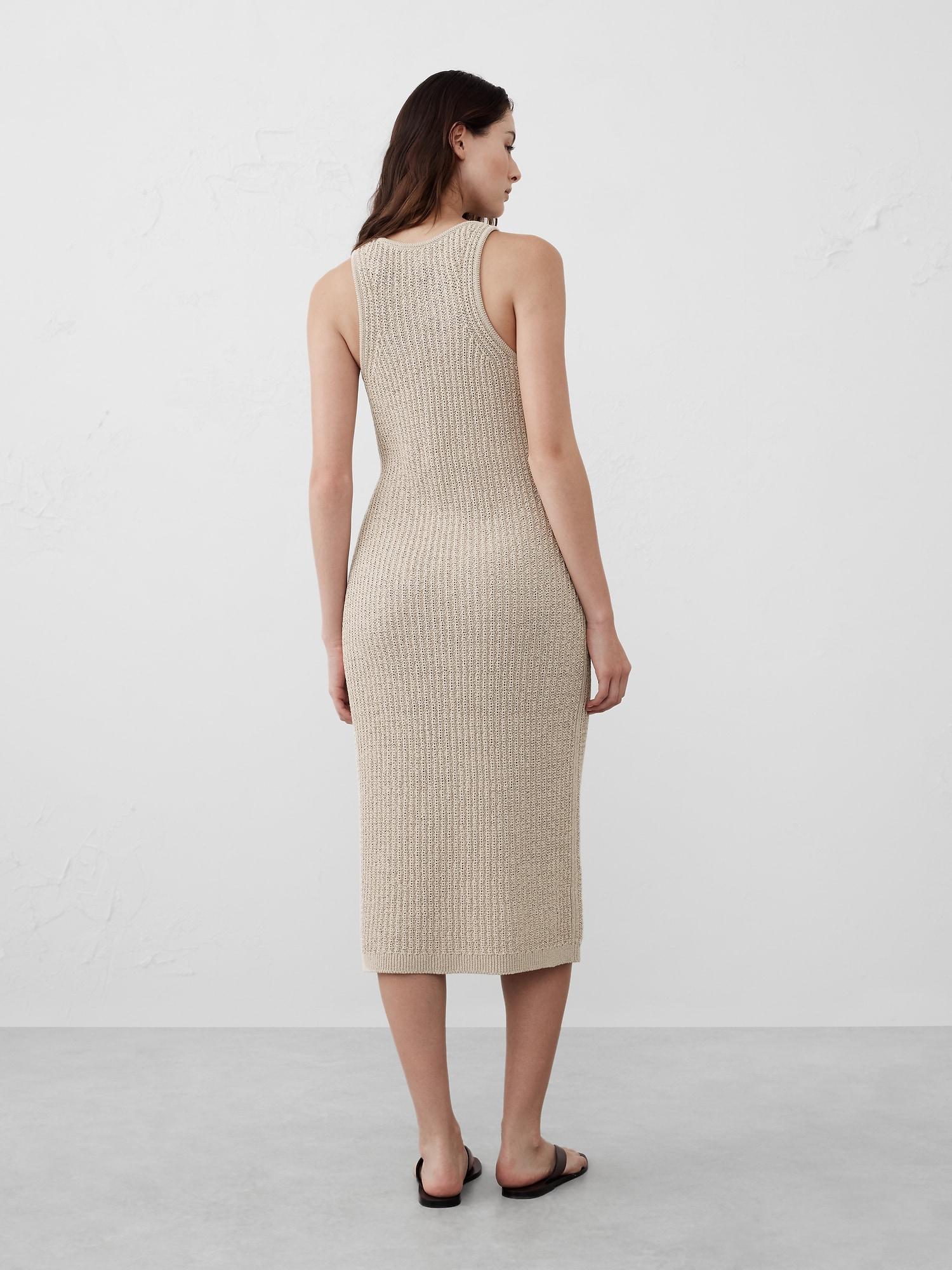 Textured Midi Sweater Dress Product Image