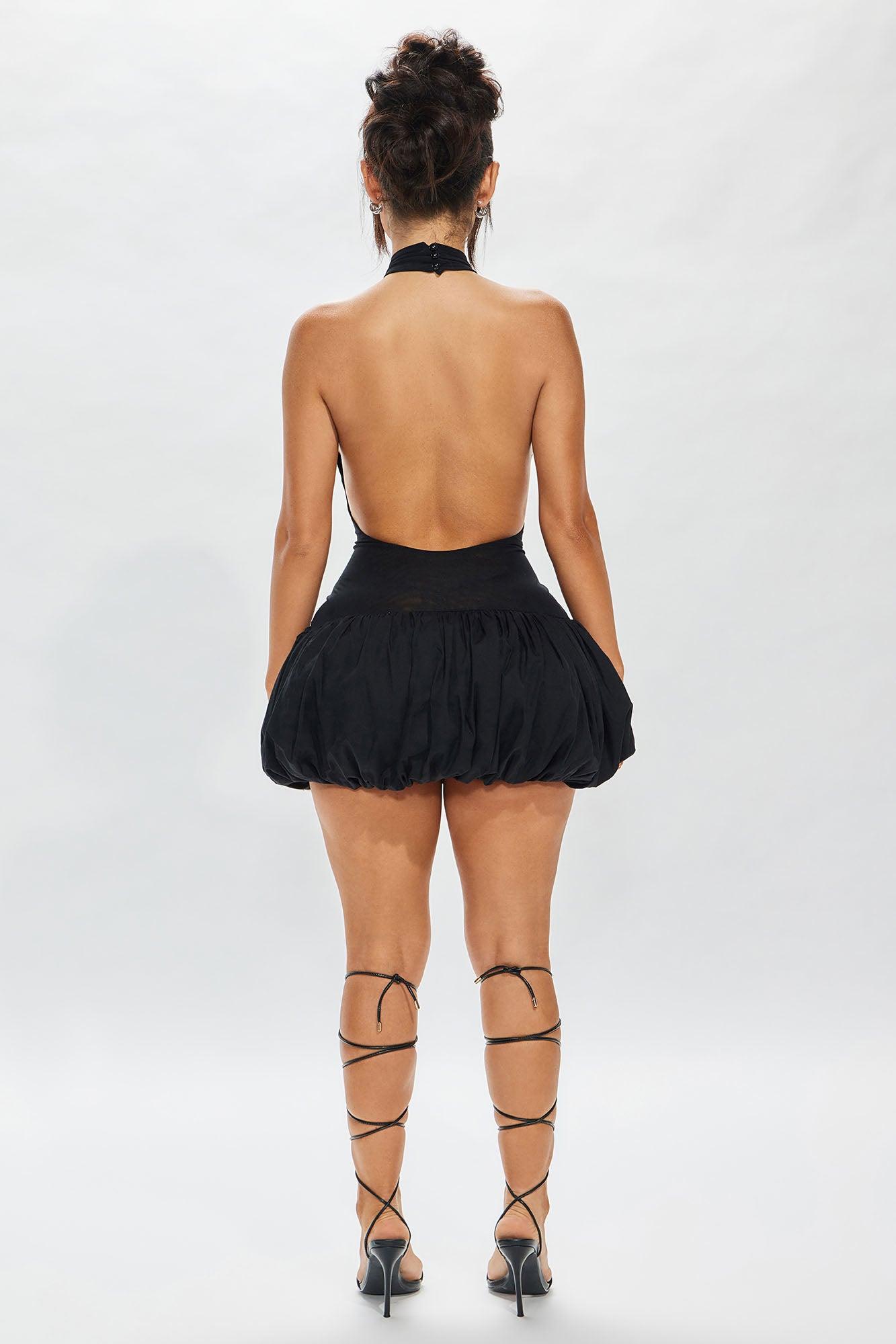 Short & Sweet Mini Dress - Black Product Image