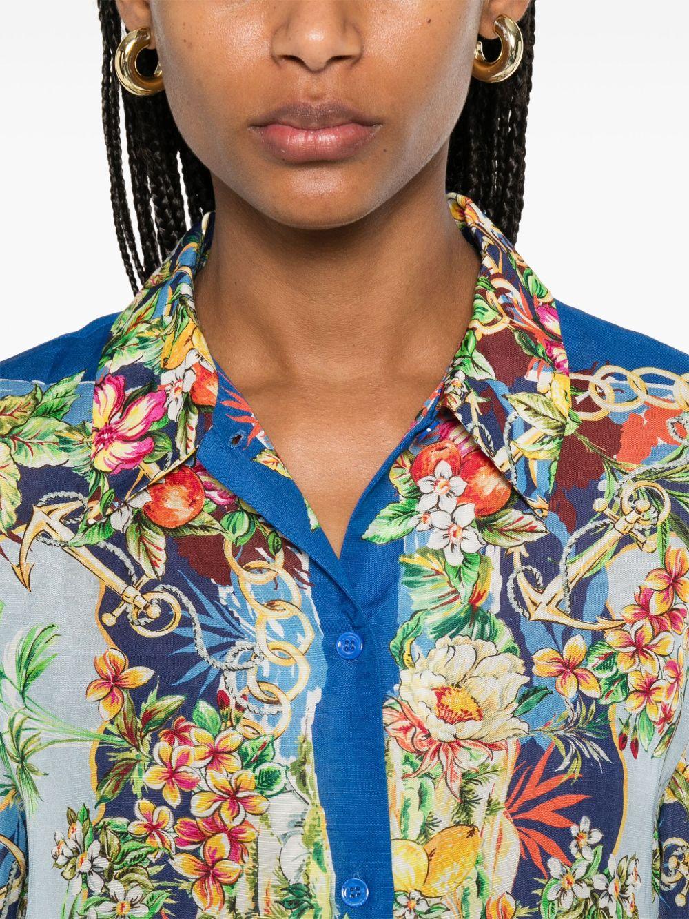 floral-print shirt Product Image