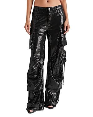 Steve Madden Duo Sequin Cargo Pants Product Image