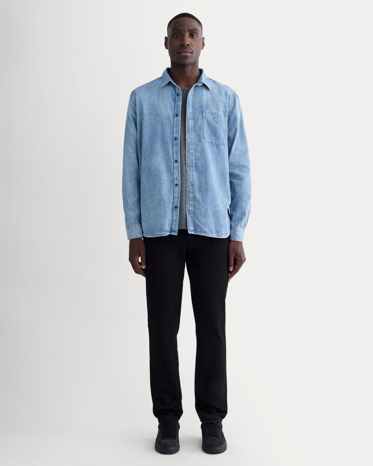 Mens Relaxed 4-Way Stretch Organic Jean | Uniform by Everlane Product Image