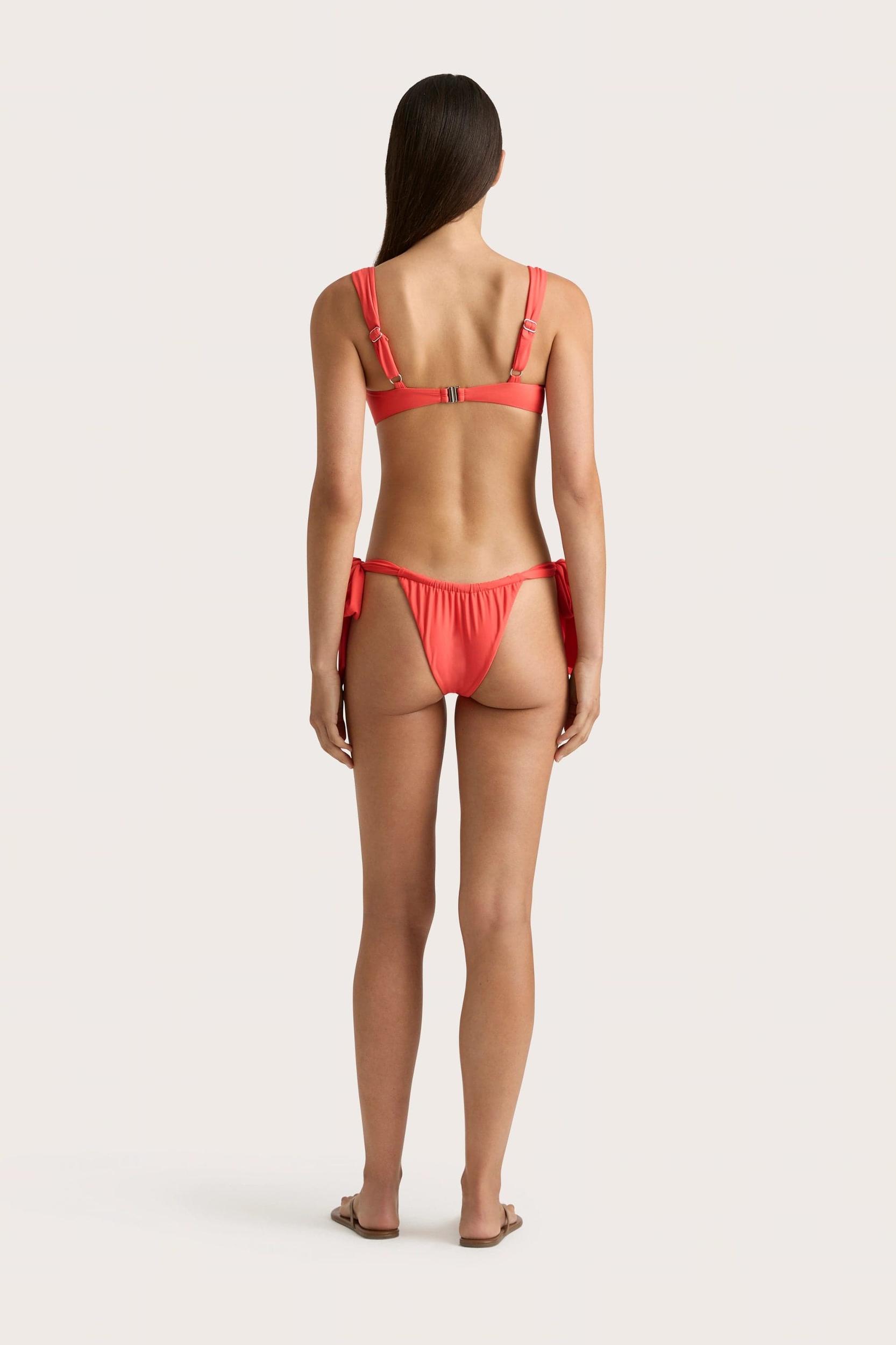 Sol Bikini Top Vermillion - Final Sale Product Image