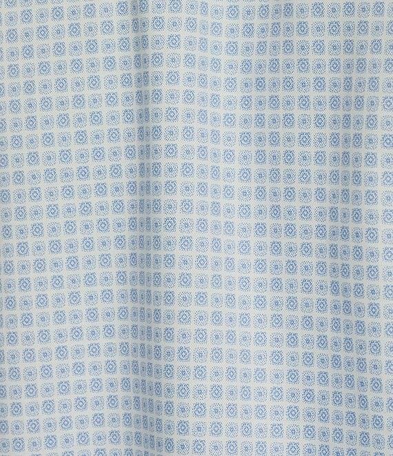 Daniel Cremieux Signature Label Non-Iron Square Geometric Oxford Long Sleeve Woven Shirt Product Image