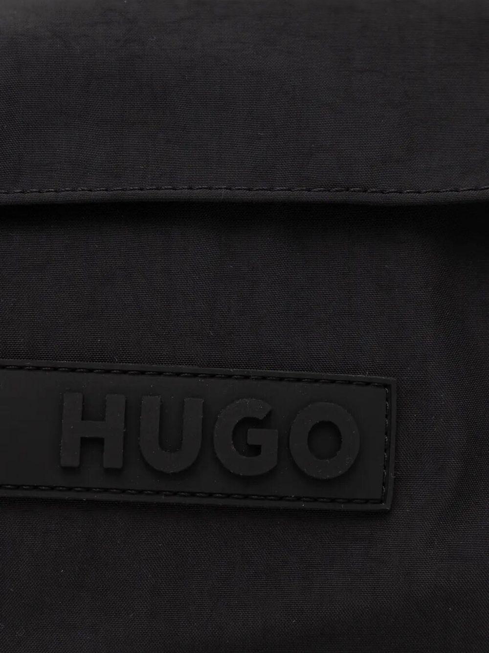 logo-embossed messenger bag Product Image