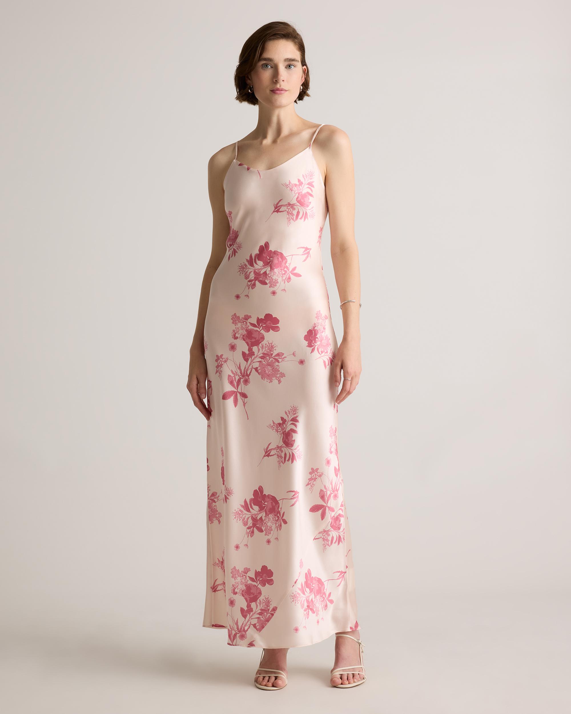 Quince | Women's Maxi Slip Dress Size XS, Mulberry Silk Product Image