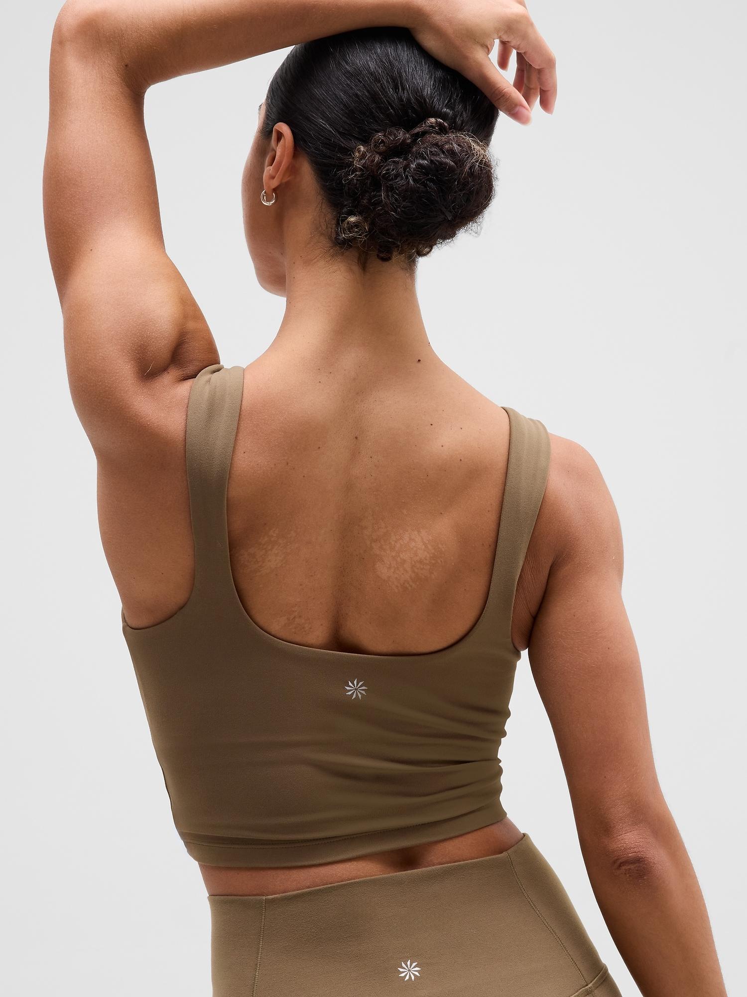 Transcend Square Neck Crop Sports Bra D-DD Product Image