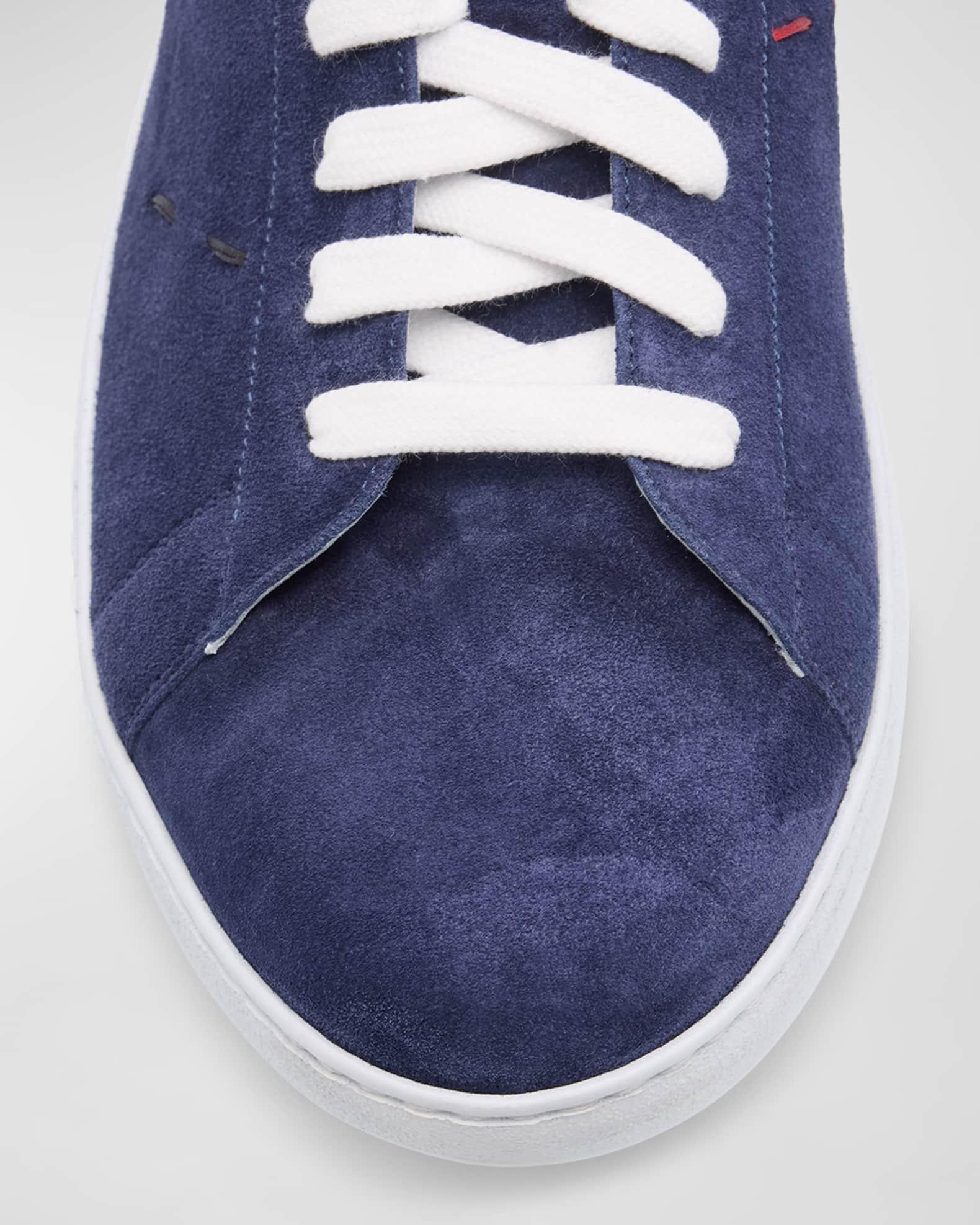 Men's Suede Low-Top Sneakers Product Image