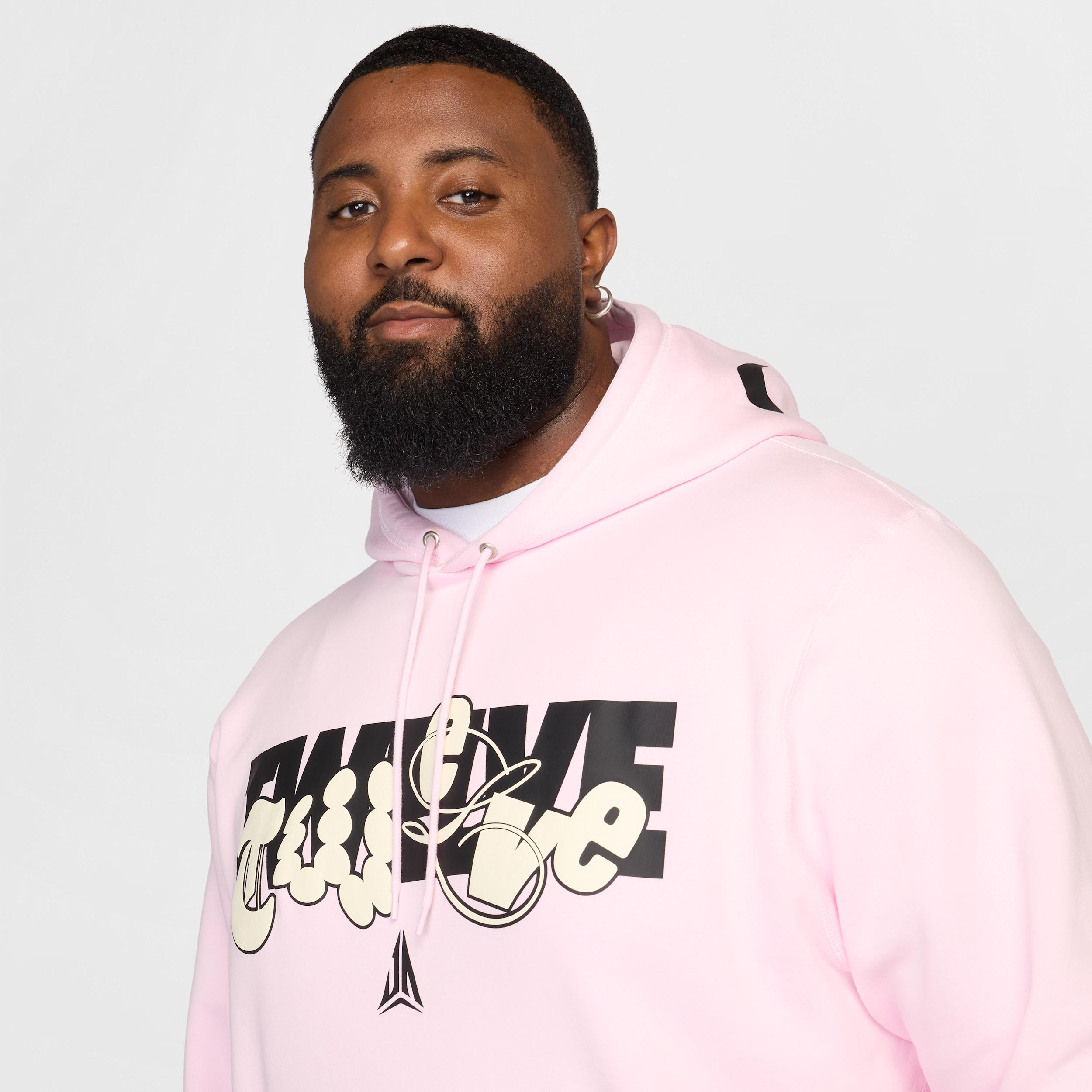 Ja Men's Fleece Basketball Hoodie Product Image