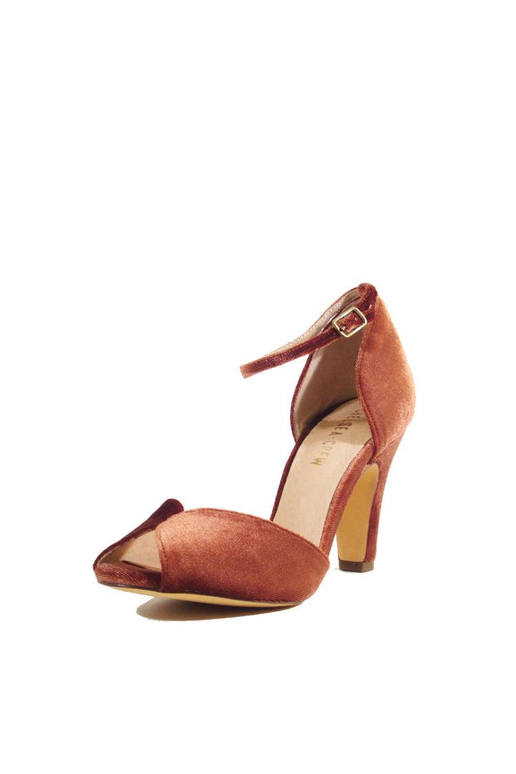 Lola Velvet Heels Product Image