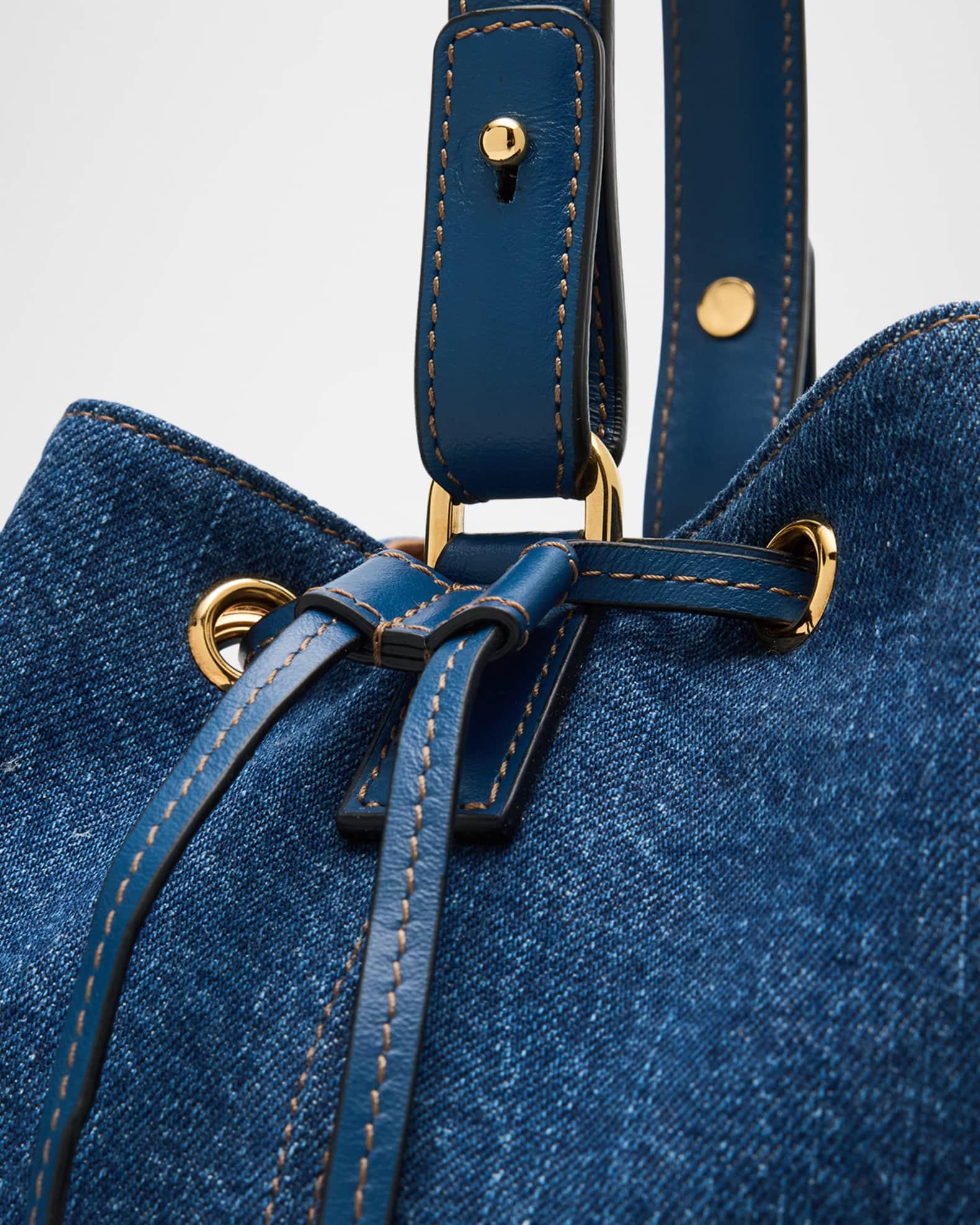 La Medusa Denim Bucket Bag Product Image