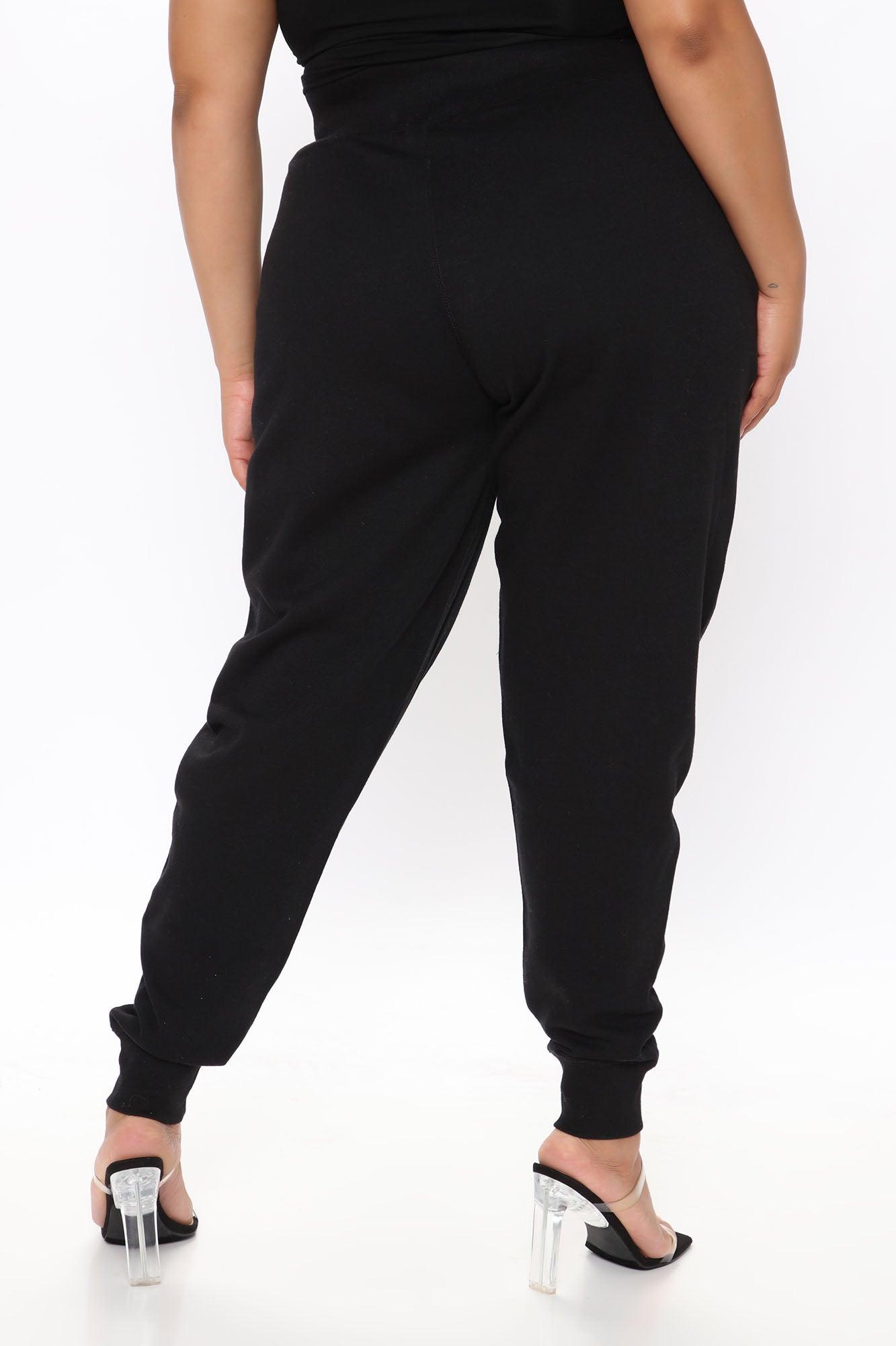 Not A Game Fleece Jogger - Black Product Image