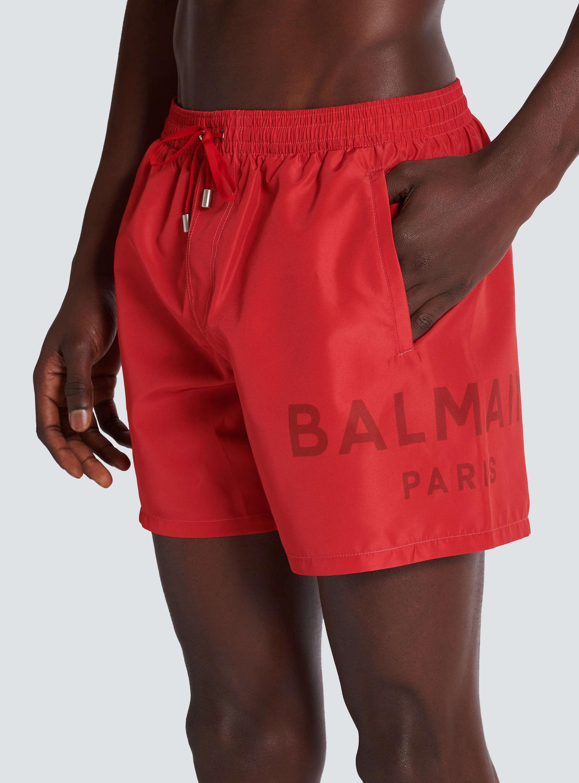 Printed Balmain Paris swim shorts Product Image