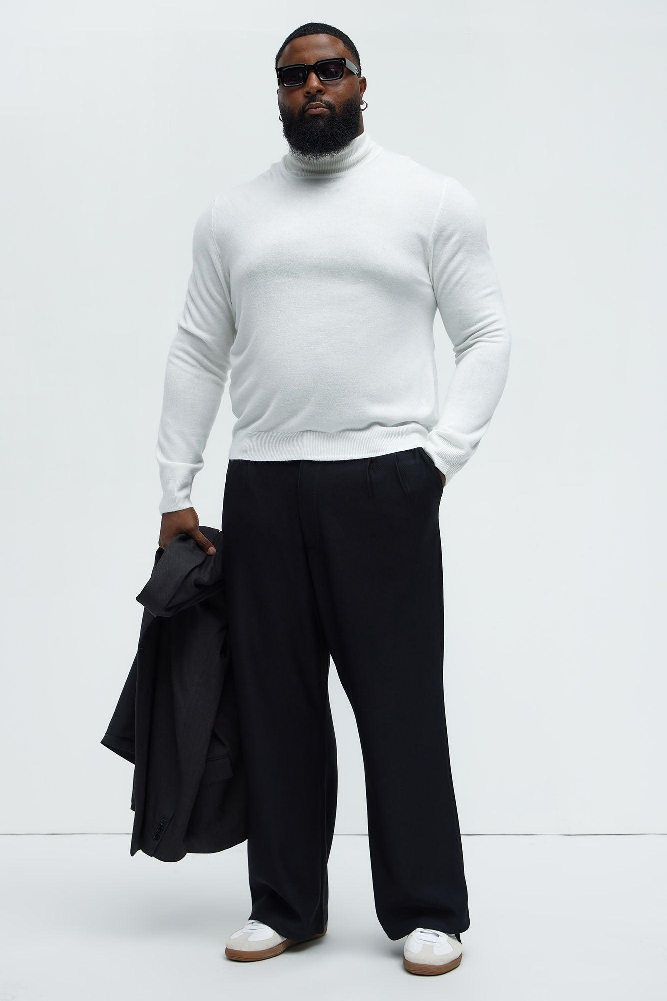 DeAngelo Turtleneck Sweater - Off White Male Product Image