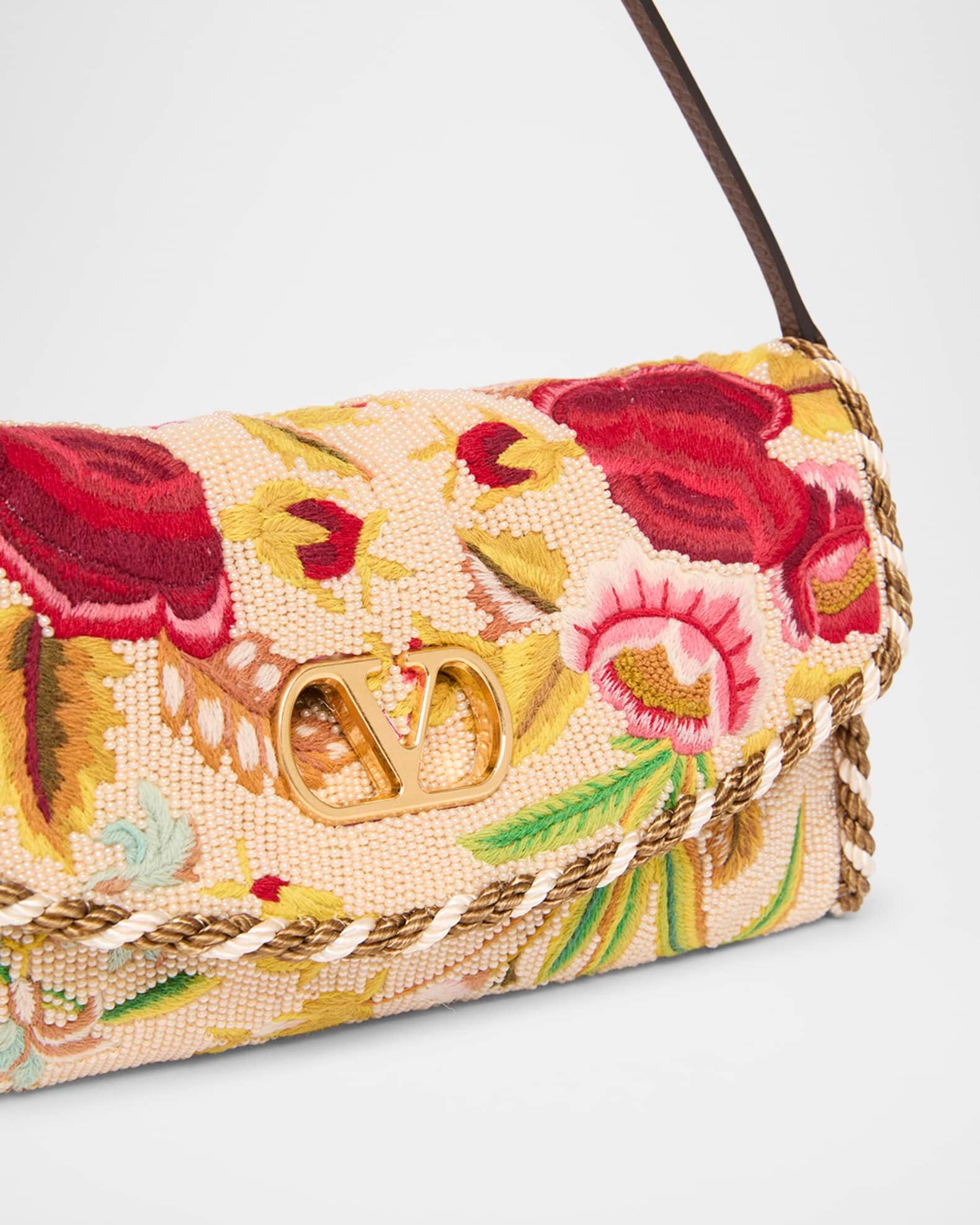 Vain Floral Beaded Shoulder Bag Product Image