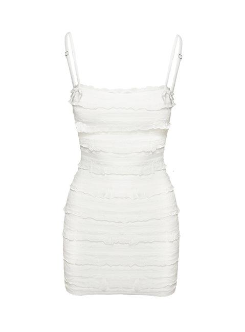 Gradine Mini Dress White Product Image