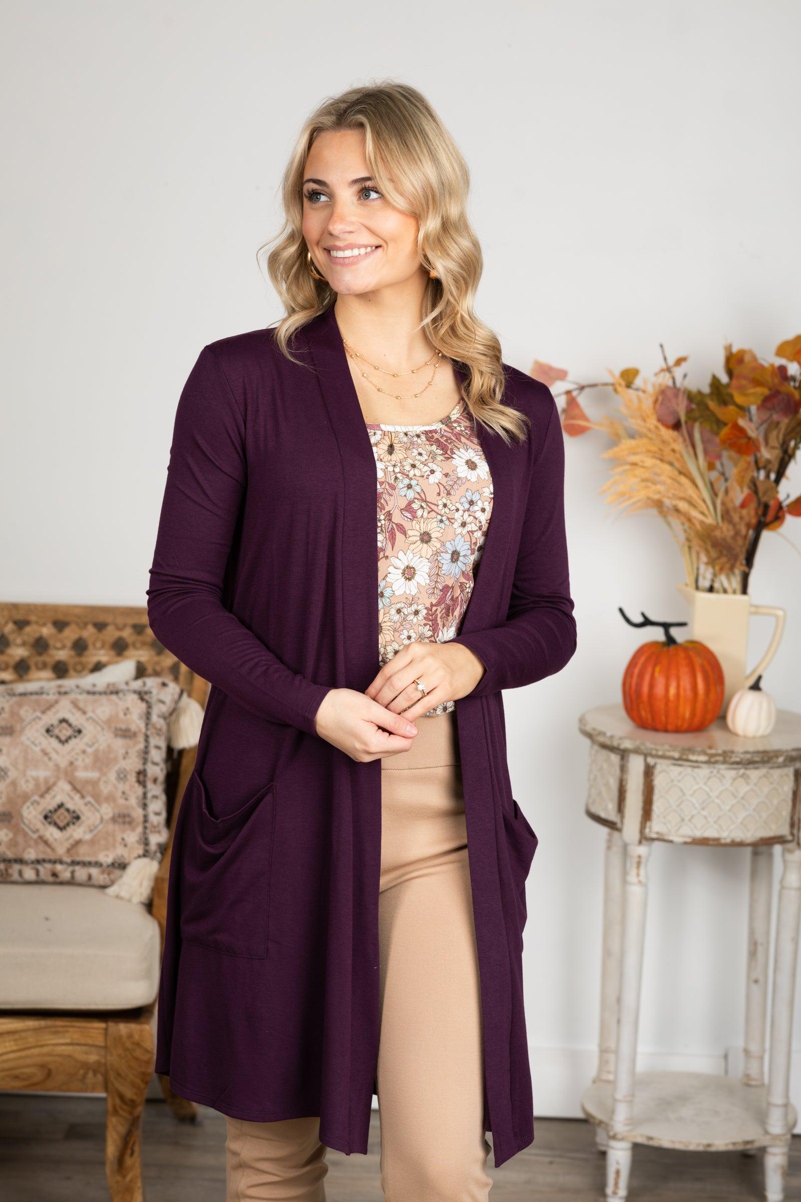 Relaxed Pocket Open Cardigans Product Image