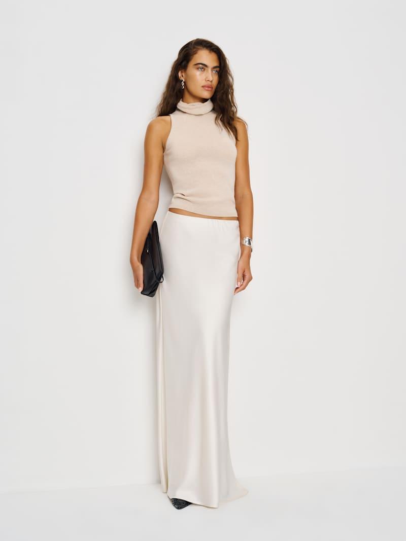 Marcy Cashmere Turtleneck Tank Product Image