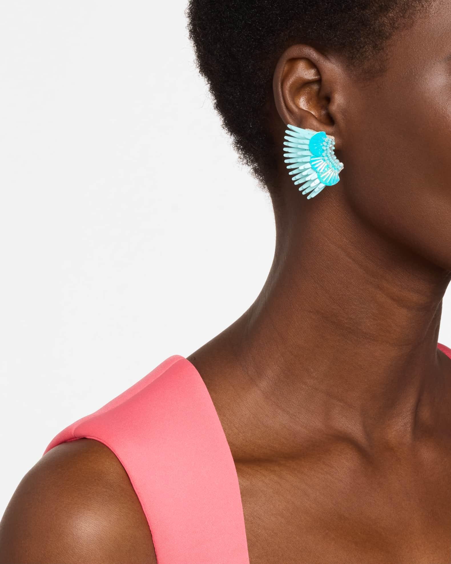 Shell Sequined Mini Madeline Earrings Product Image