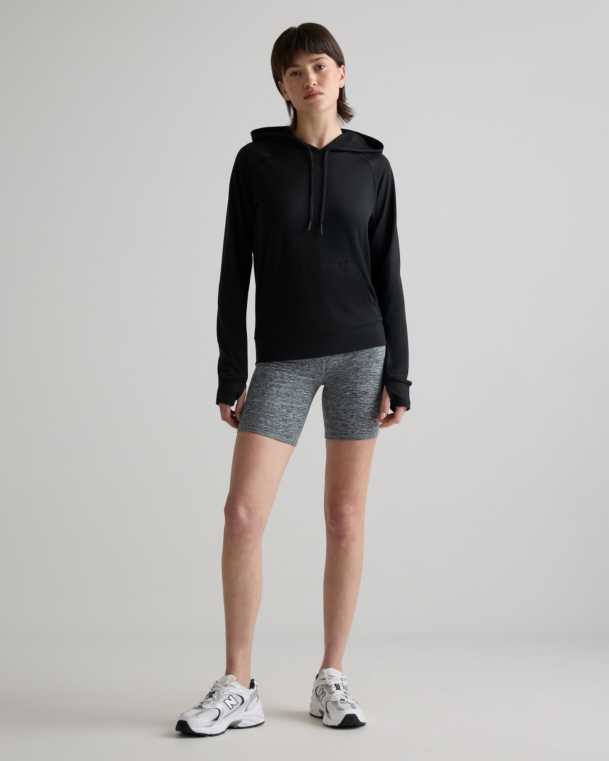 Quince | Women's Super Soft Performance Pullover Hoodie Flowknit Activewear, Recycled Polyester Product Image