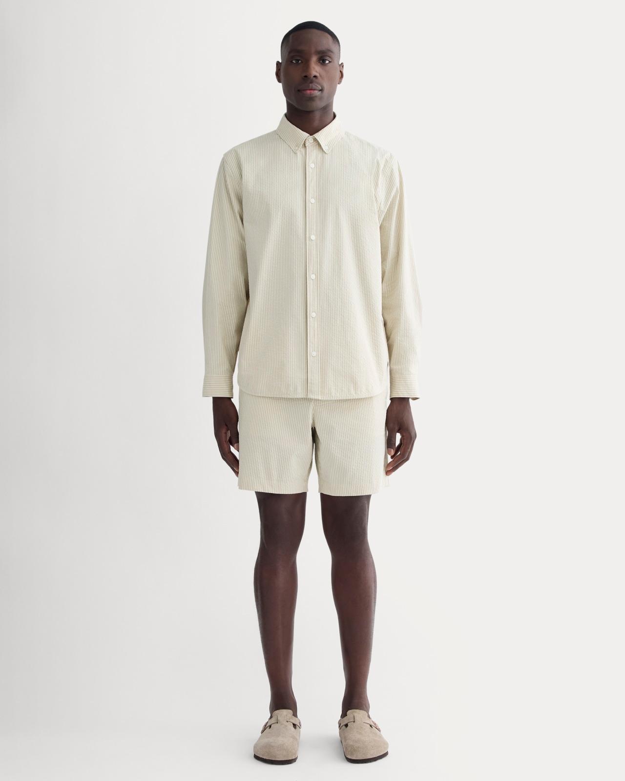 Mens Seersucker Long-Sleeve Shirt by Everlane Product Image