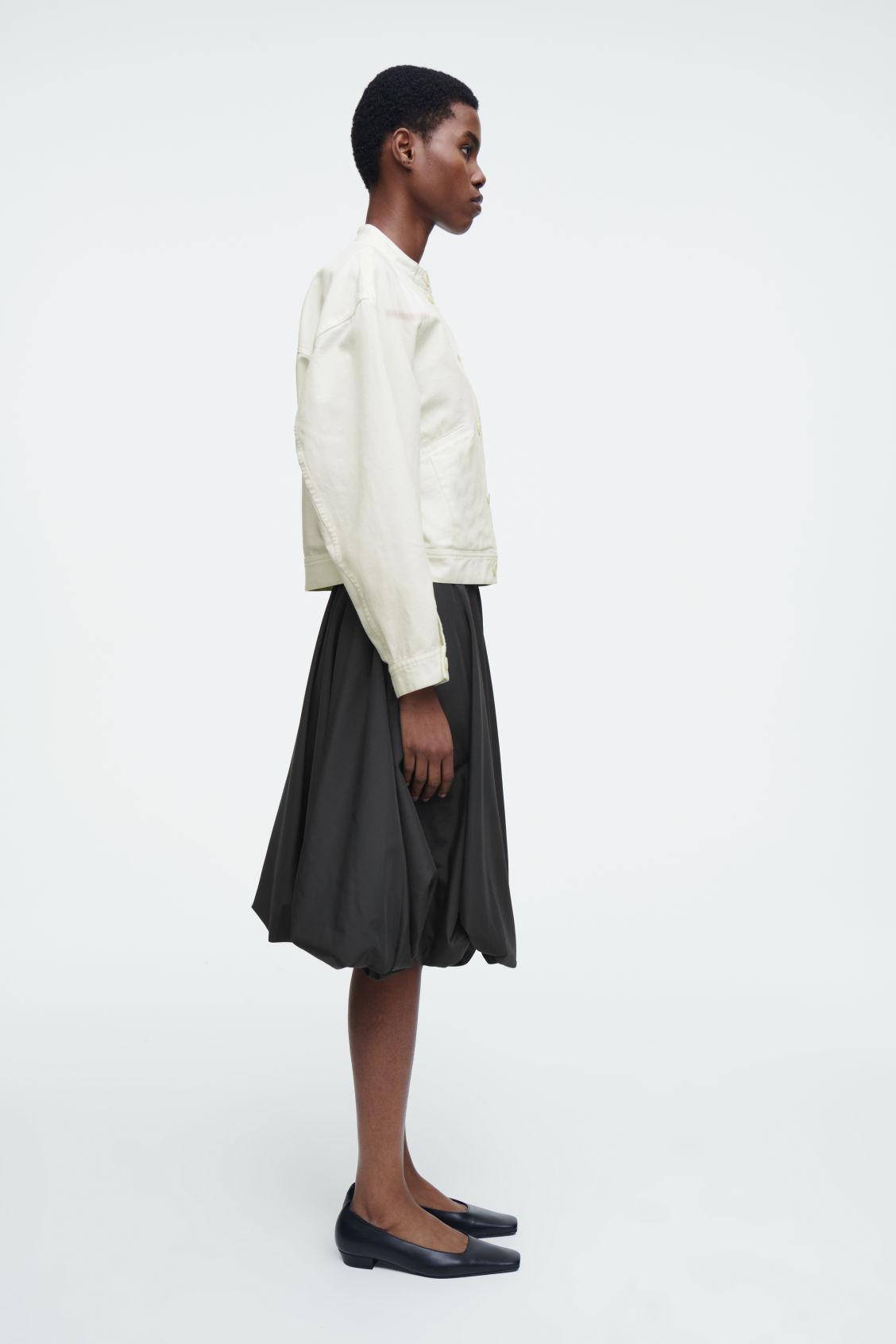 OVERSIZED COTTON BOMBER JACKET Product Image