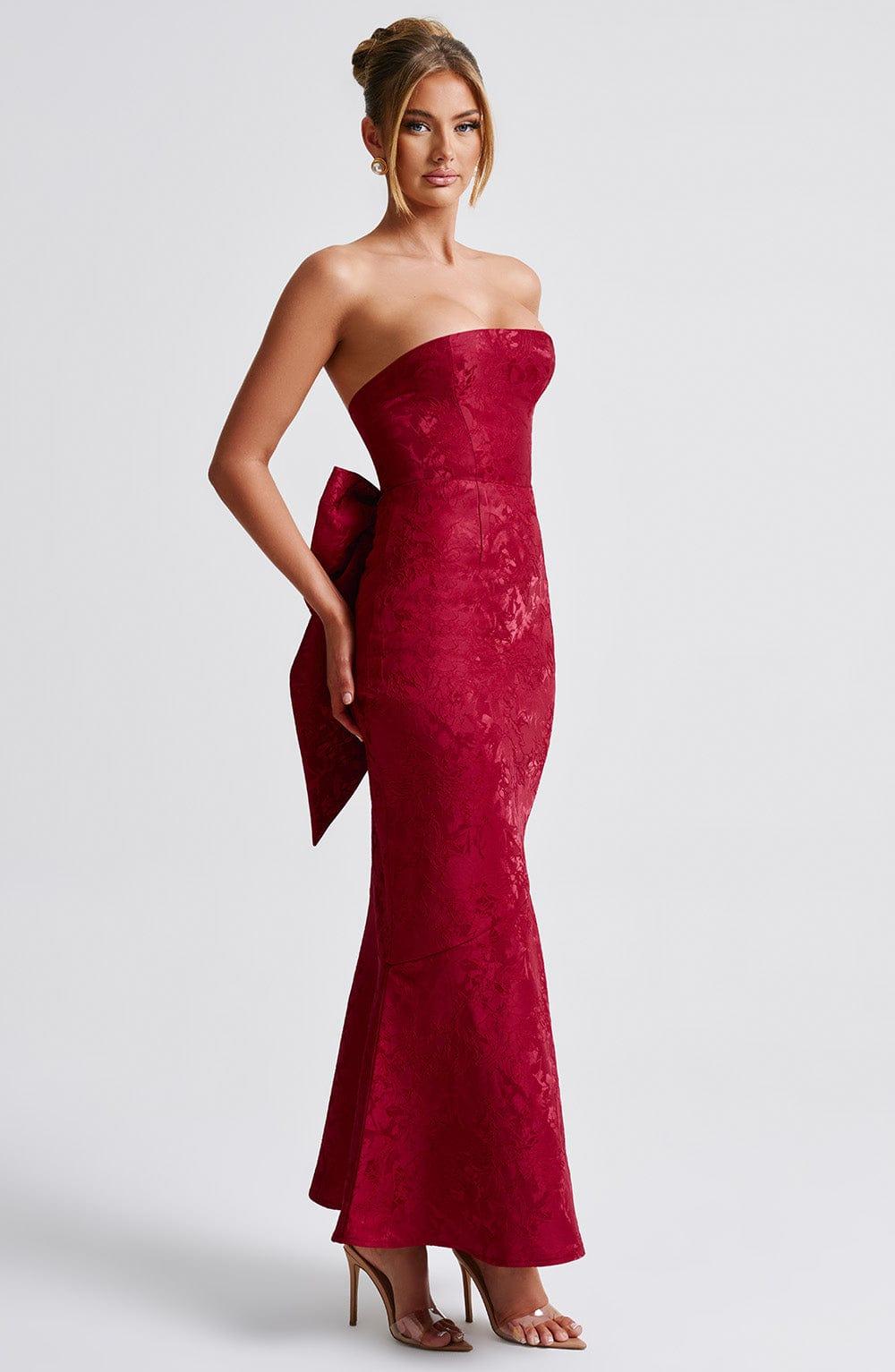 Felicity Maxi Dress - Red Product Image
