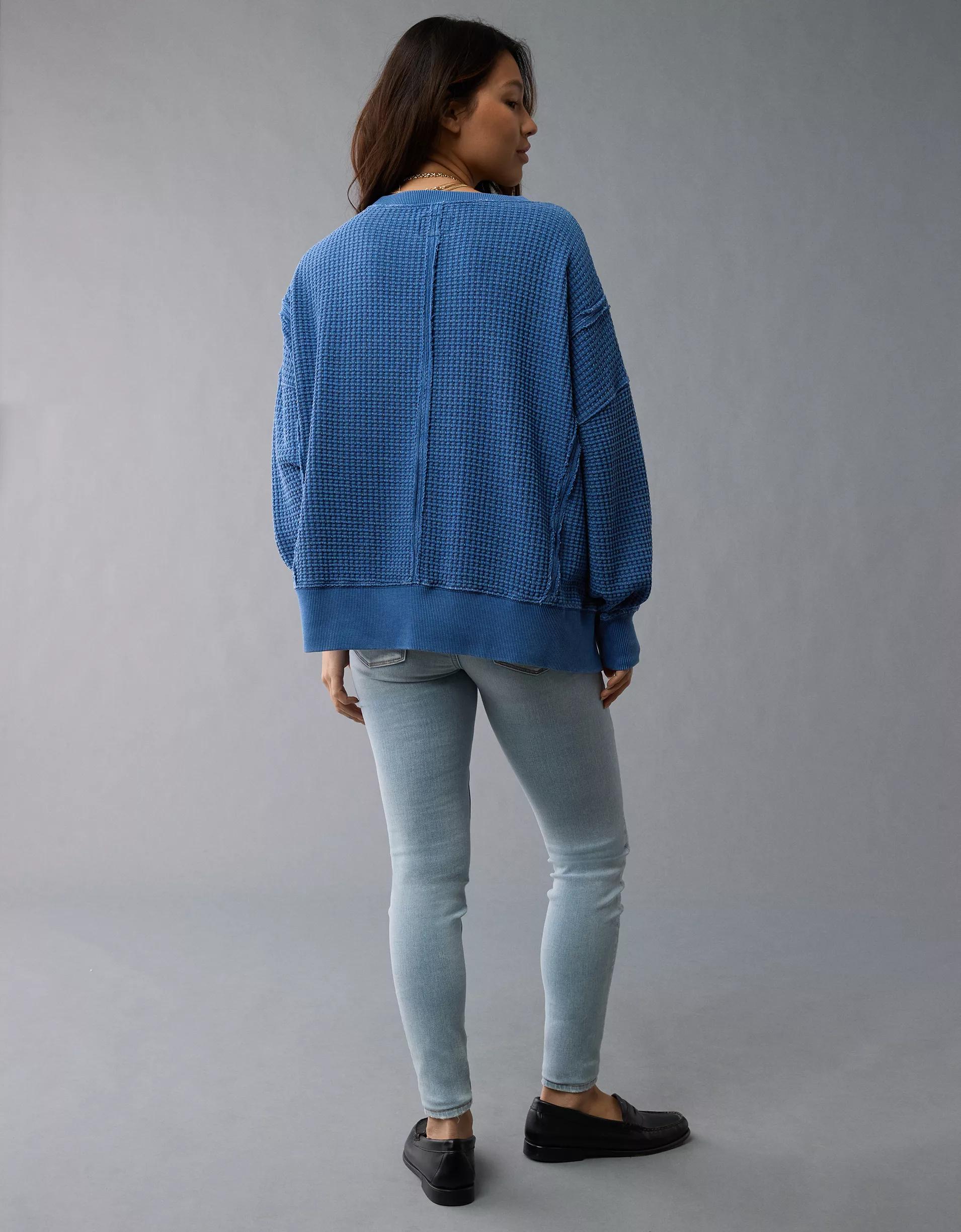 AE Big Hug Waffle Sweatshirt Product Image