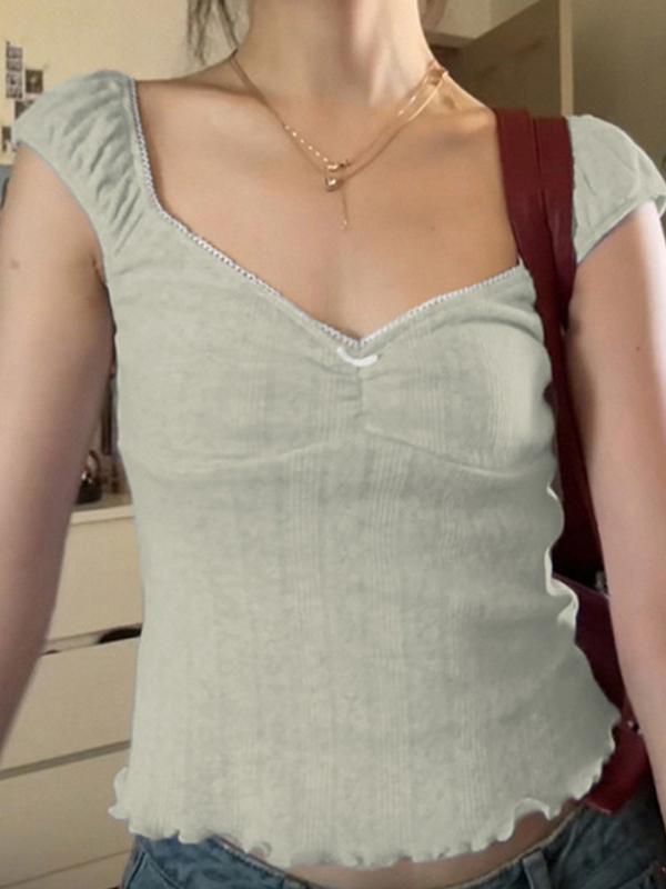 Ruffled Bow Tank Top Product Image