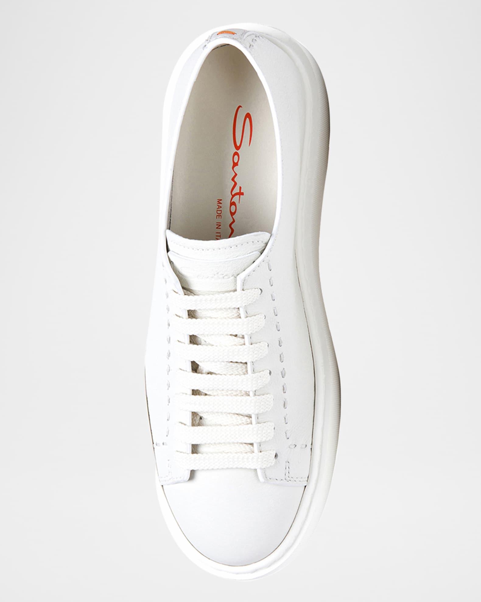 Clean Low-Top Leather Sneakers Product Image
