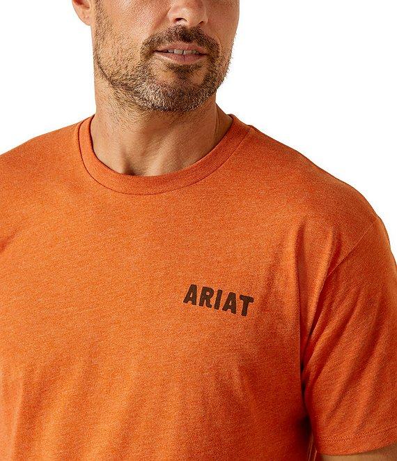 Ariat Steer Skull/Rattlesnake Short Sleeve Graphic T-Shirt Product Image