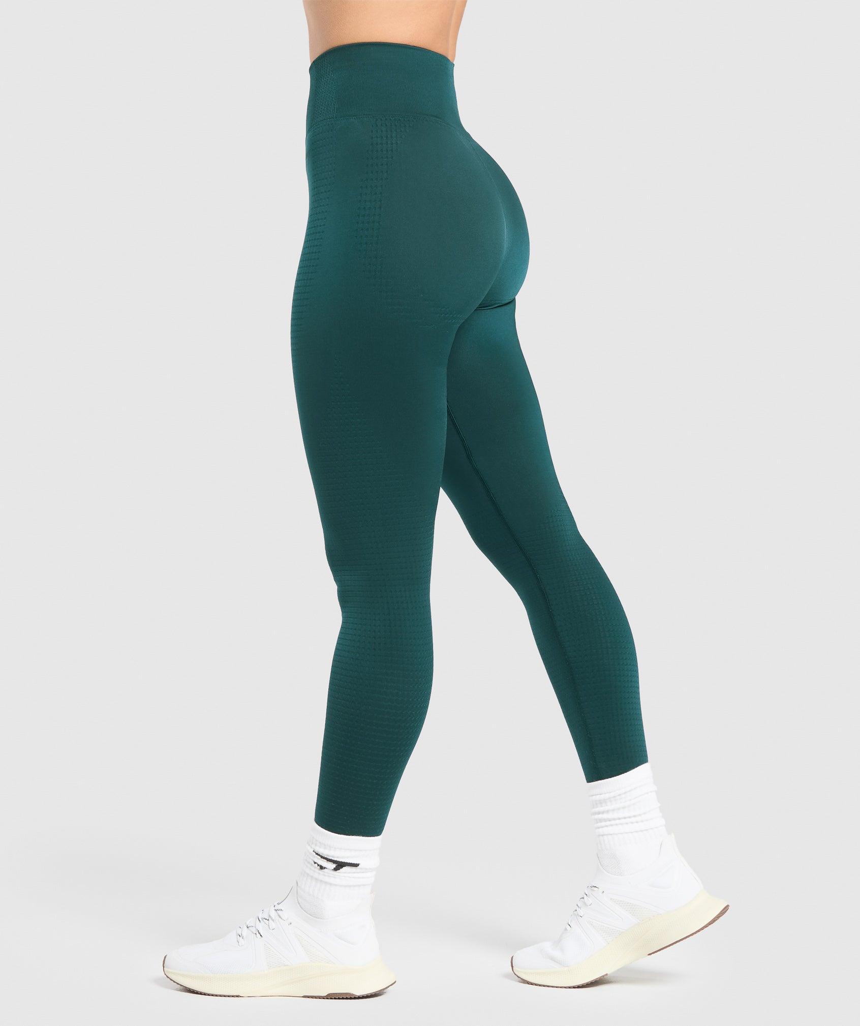 Gymshark Vital Shine Limited Edition Leggings - Strong Teal Female Product Image