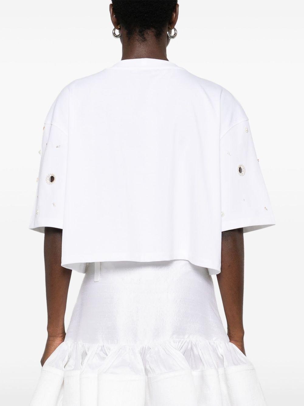 pearl-detail T-shirt Product Image