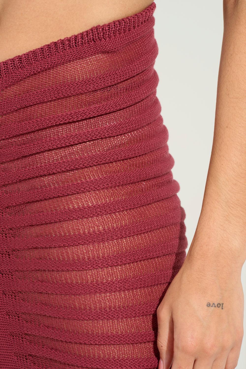 CLEO SEMI SHEER MAXI SKIRT Product Image