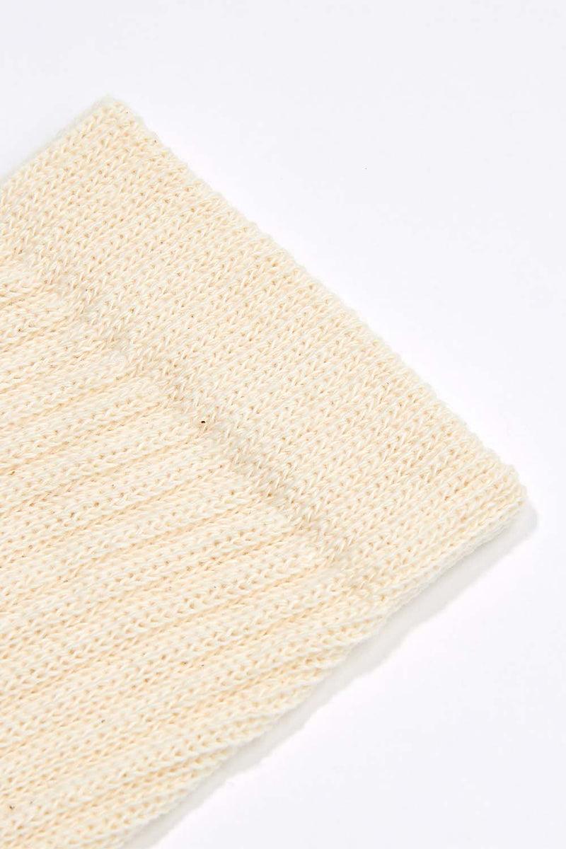 Women's 6 Pack Organic Cotton Socks Natural-White Crew Product Image