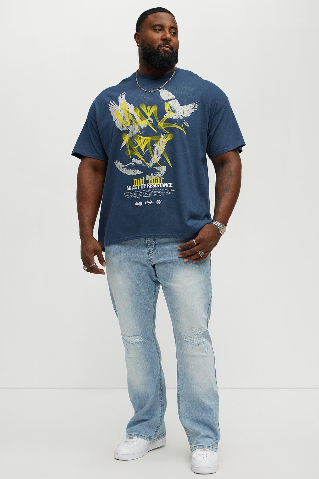 Dreamy Stacked Slim Flare Jeans - Light Blue Wash Product Image