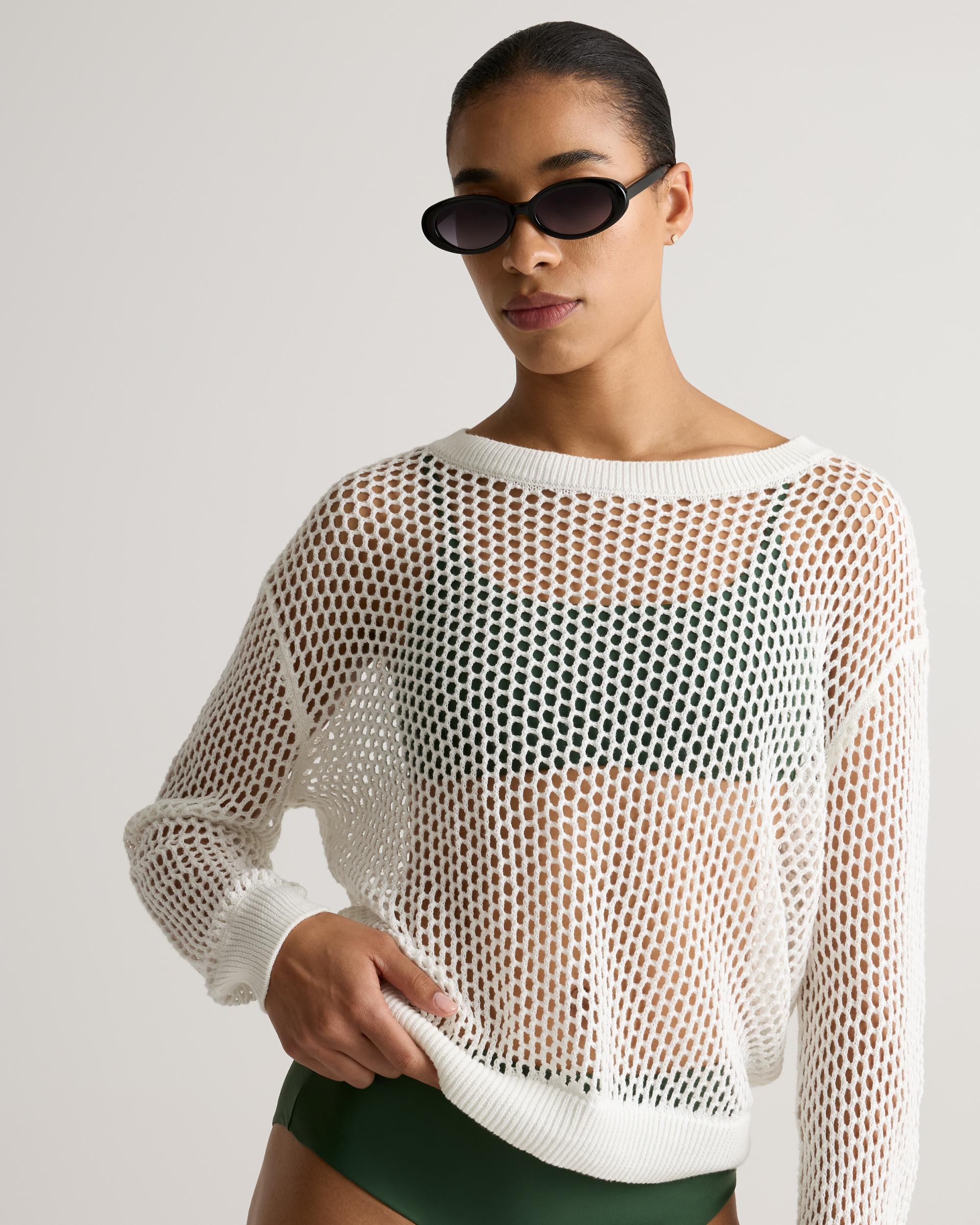 Quince | Women's Italian Scoop Neck Bikini Top 78% Recycled Polyamide, 22% Spandex Product Image