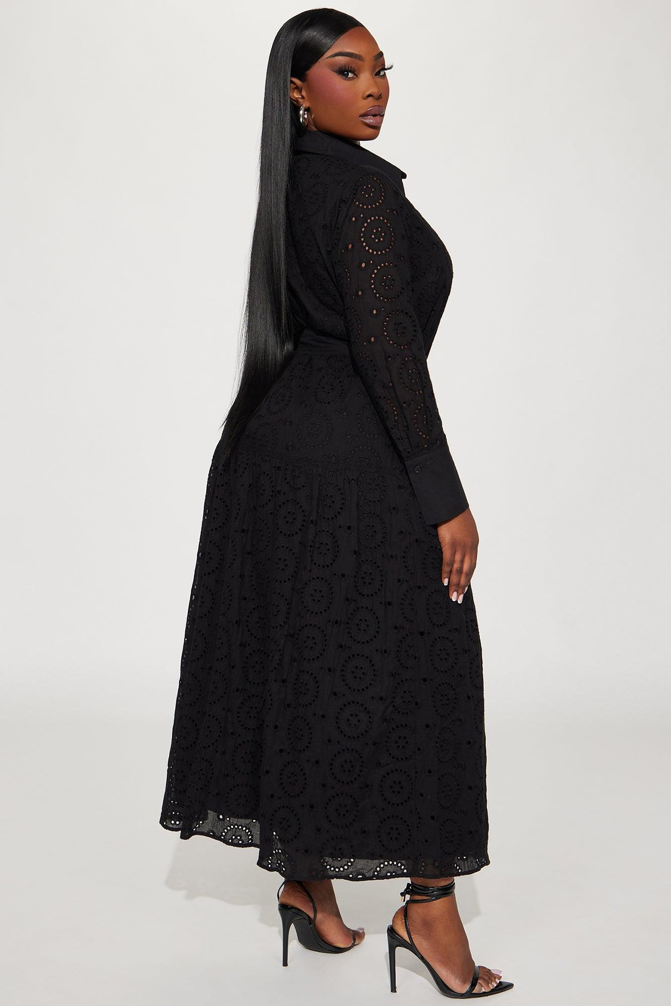 Pilar Maxi Dress - Black Product Image