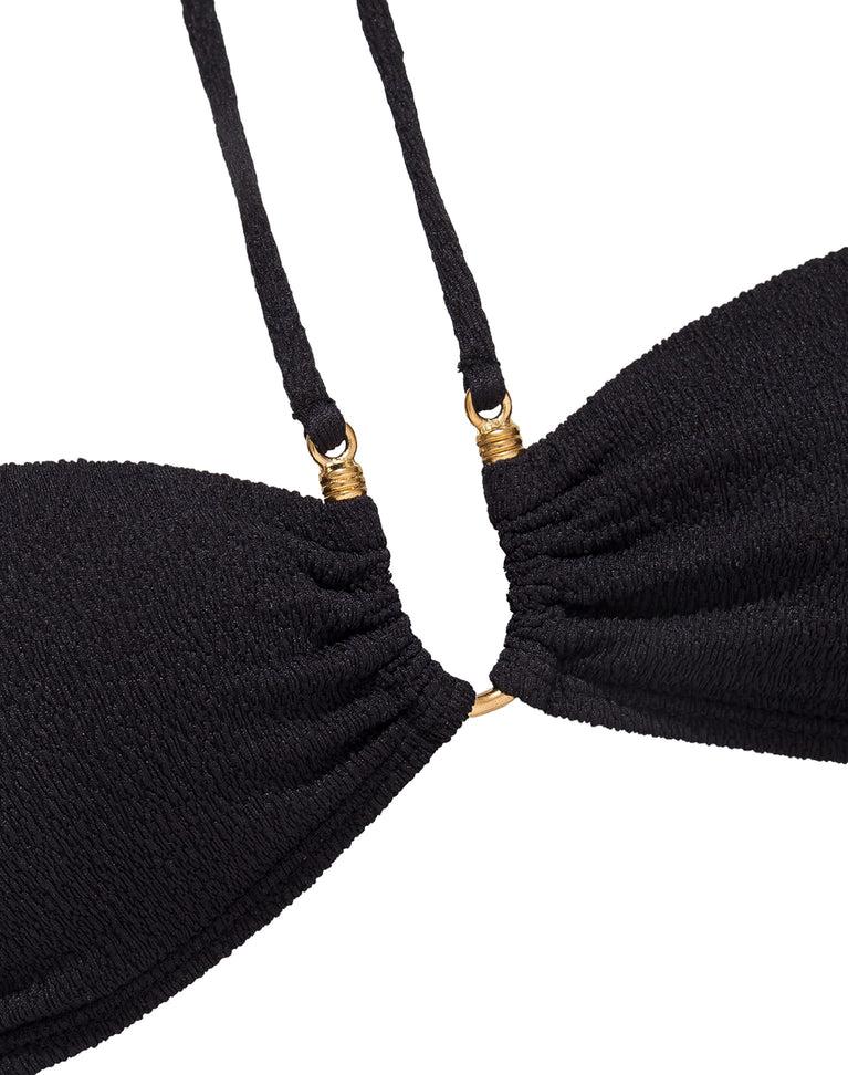 Firenze Callie Bandeau Top - Black Product Image