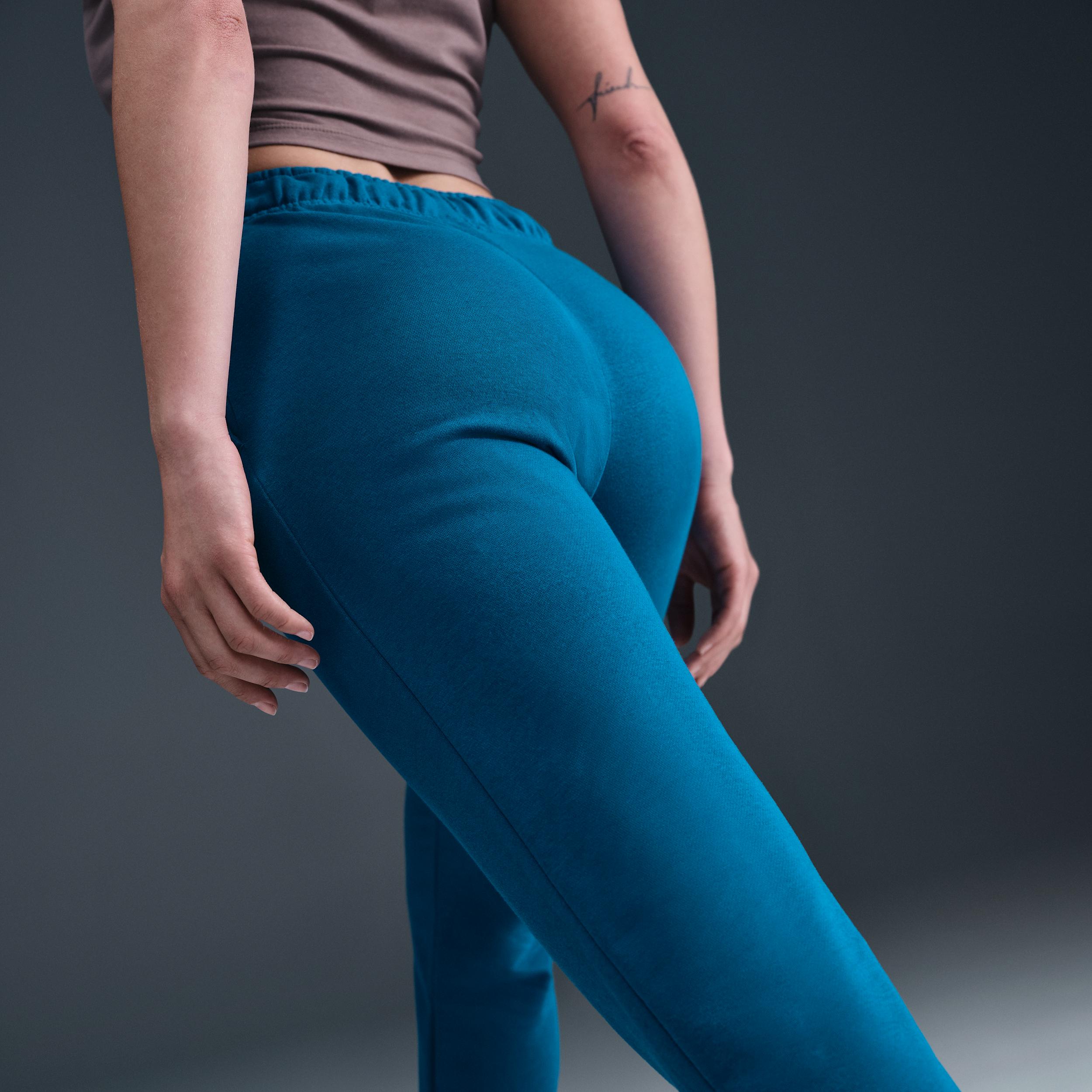 Womens Nike Sportswear Club Fleece Mid-Rise Jogger Pants | DQ5191-301 Product Image