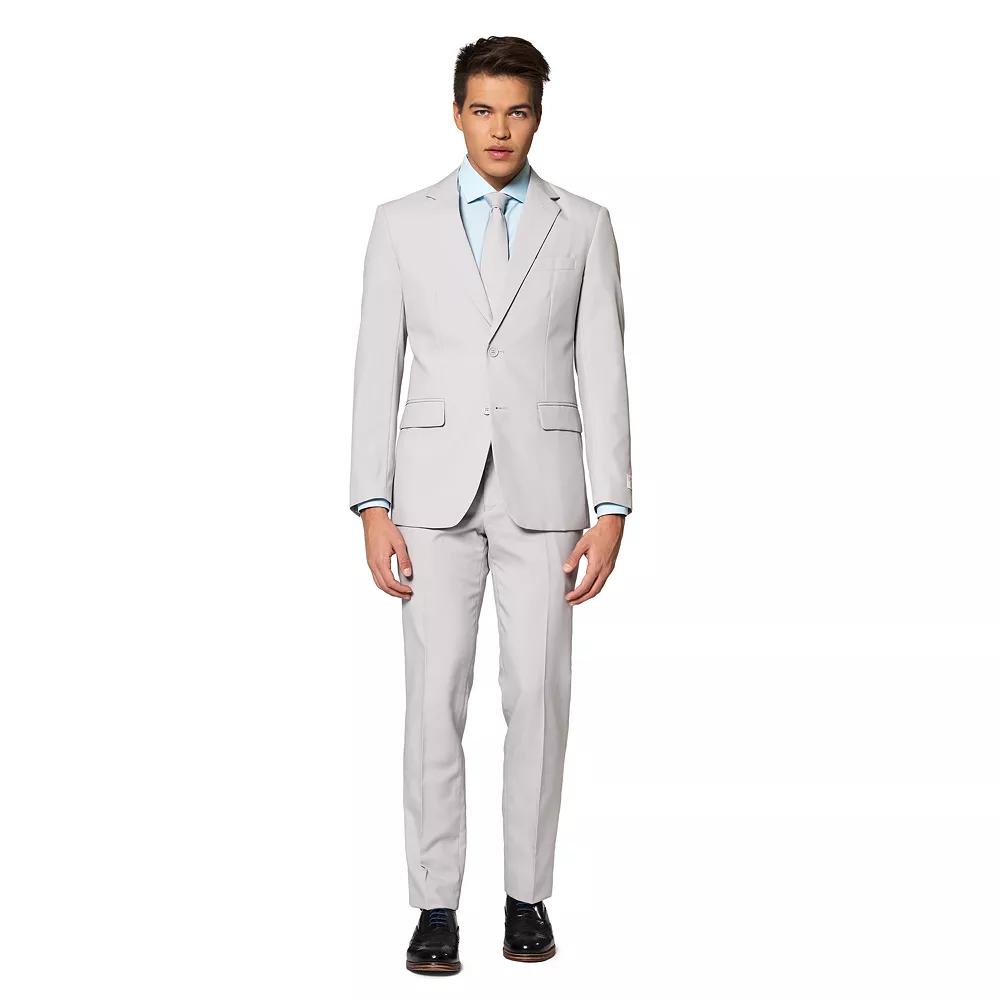 Men's OppoSuits Slim-Fit Solid Suit & Tie Set,  Product Image