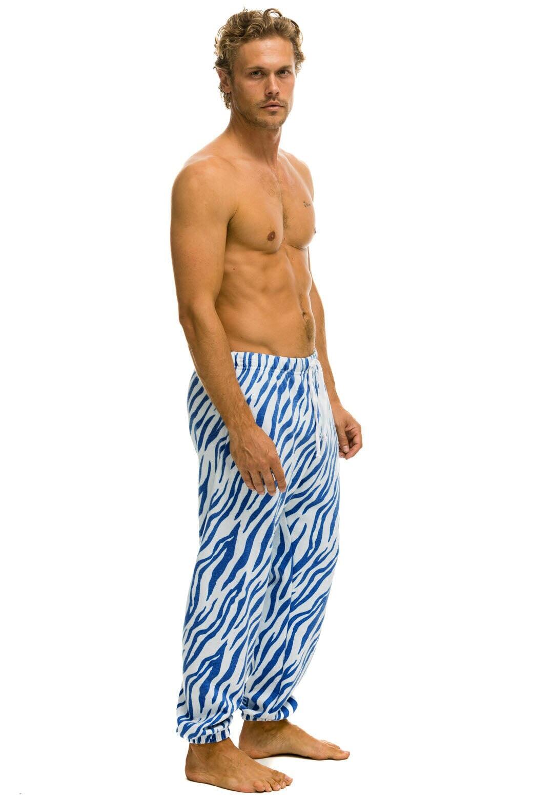 TIGER SWEATPANTS - BLUE TIGER Male Product Image