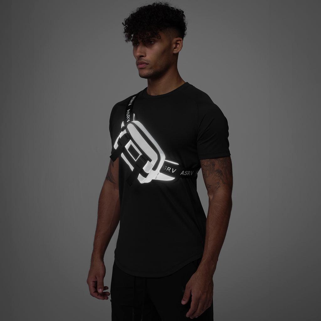 0197. Small Crossbody Bag - Grey Reflective Product Image